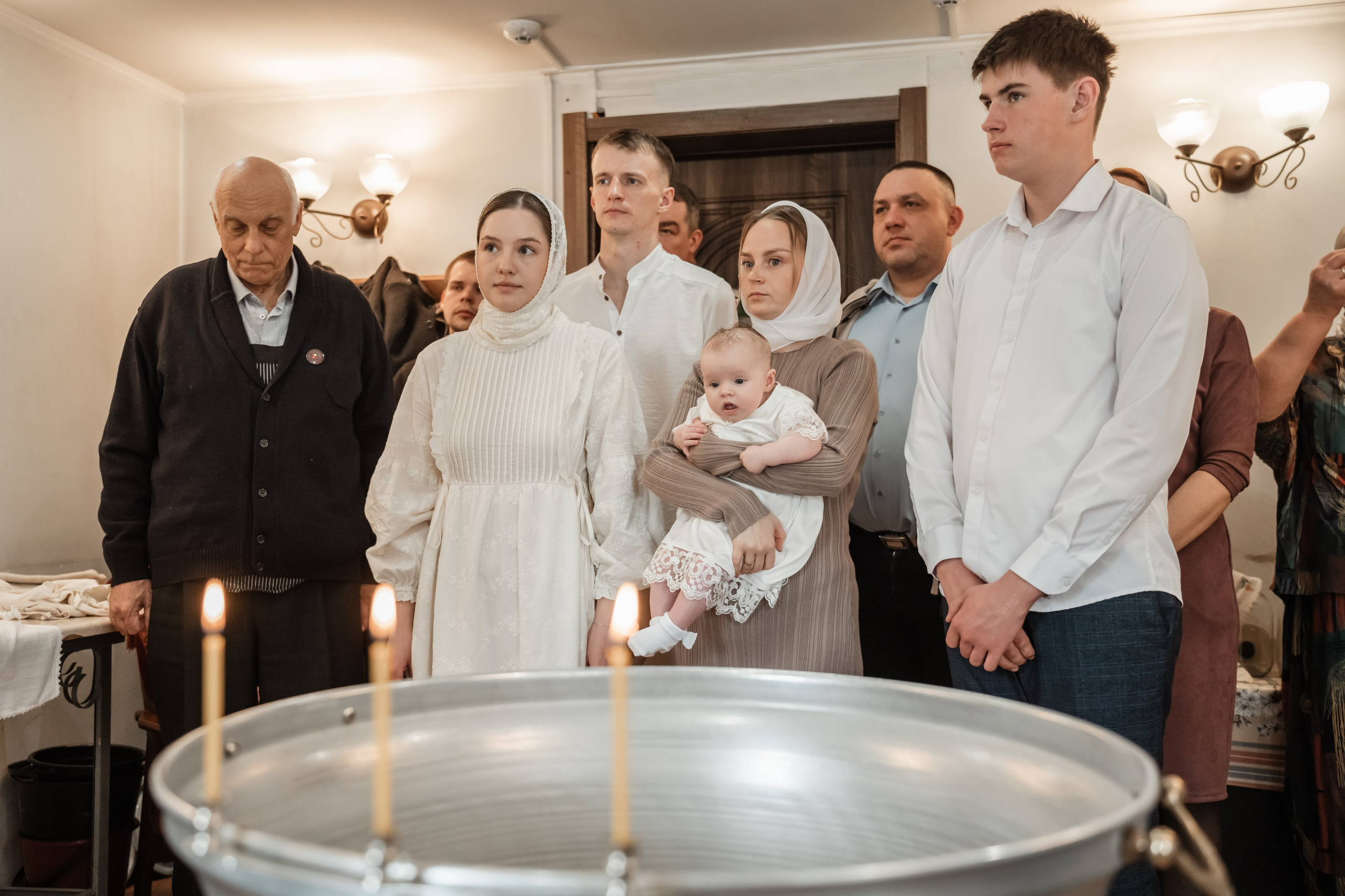 Крещение Марии в храме Дмитрия Солунского. Фотограф на Крещение Тула и Венчание в Туле, детский и семейный фотограф