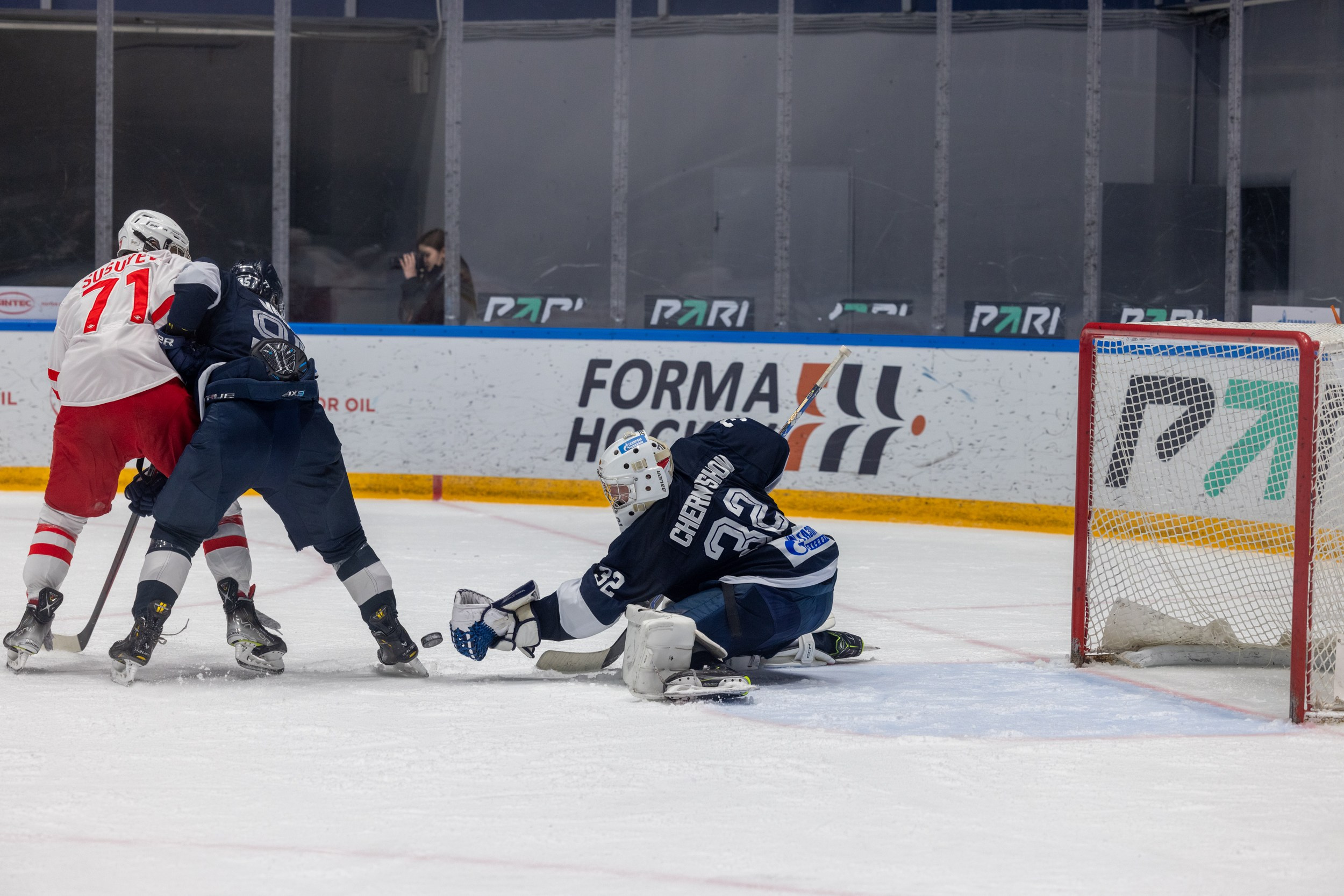 МХК Динамо — МХК Спартак. Фотограф Александр Заломаев