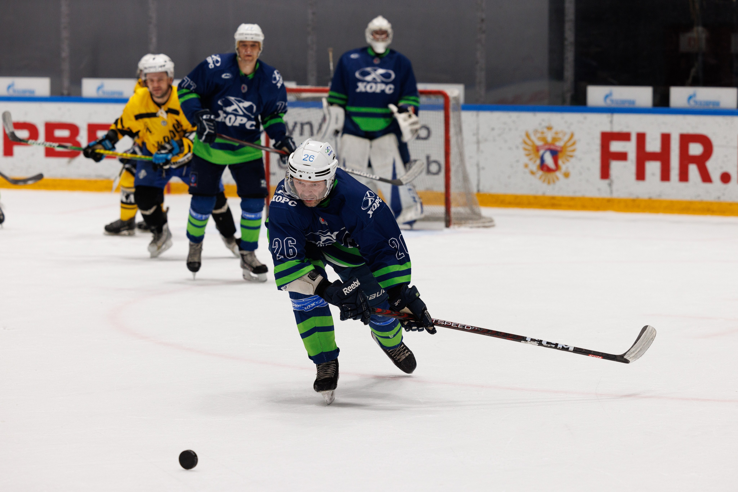 НХЛ (40+) Ижорец — Хорс 3-3. Фотограф Александр Заломаев