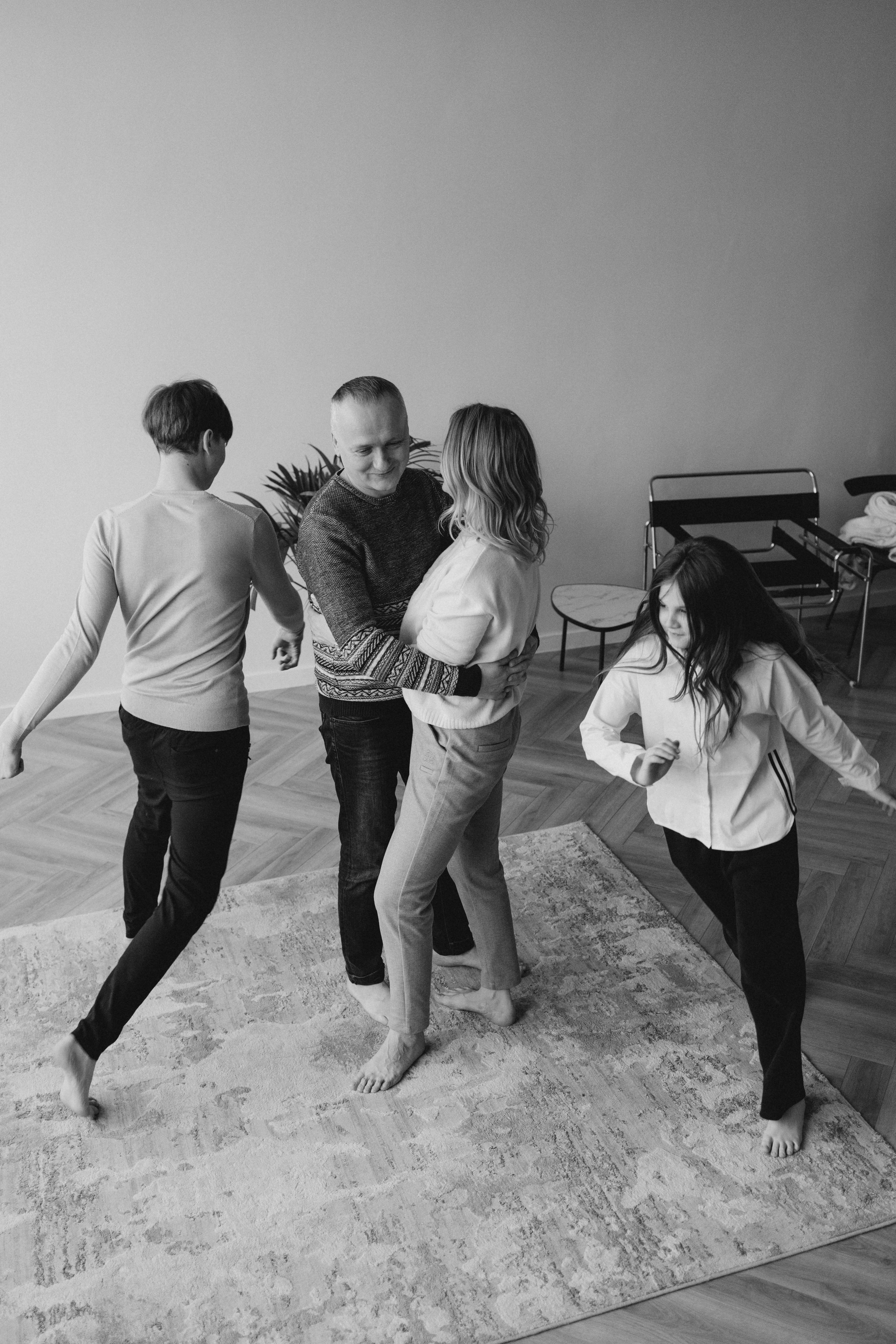 Студийная фотосессия семьи для Дмитрия, Анастасии, Алексея и Полины. Семейный фотограф в Москве, Щелково, Фрязино _ Виктория Степанова