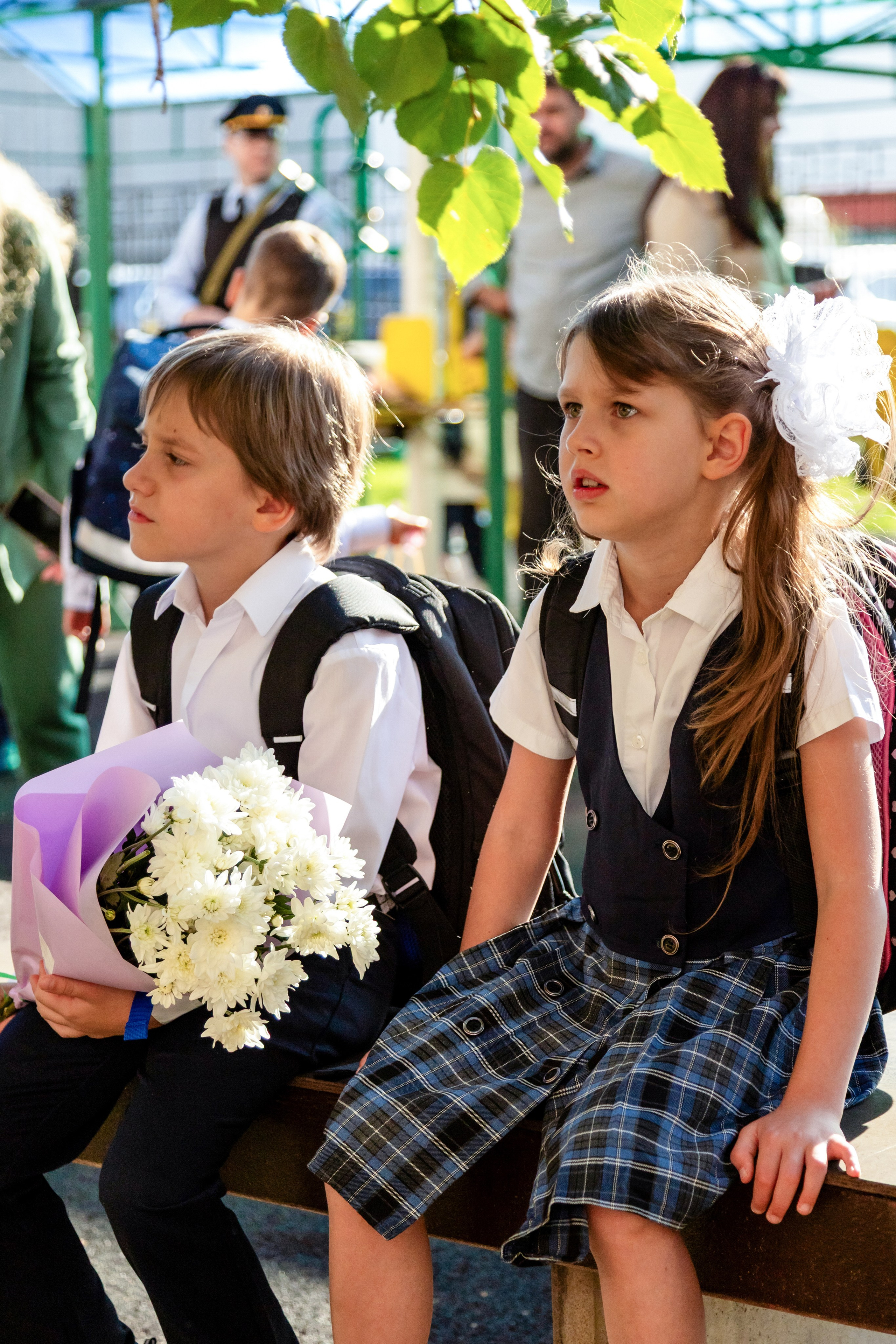 ПЕРВОЕ СЕНТЯБРЯ — линейка. Фотограф Алина Лебедь