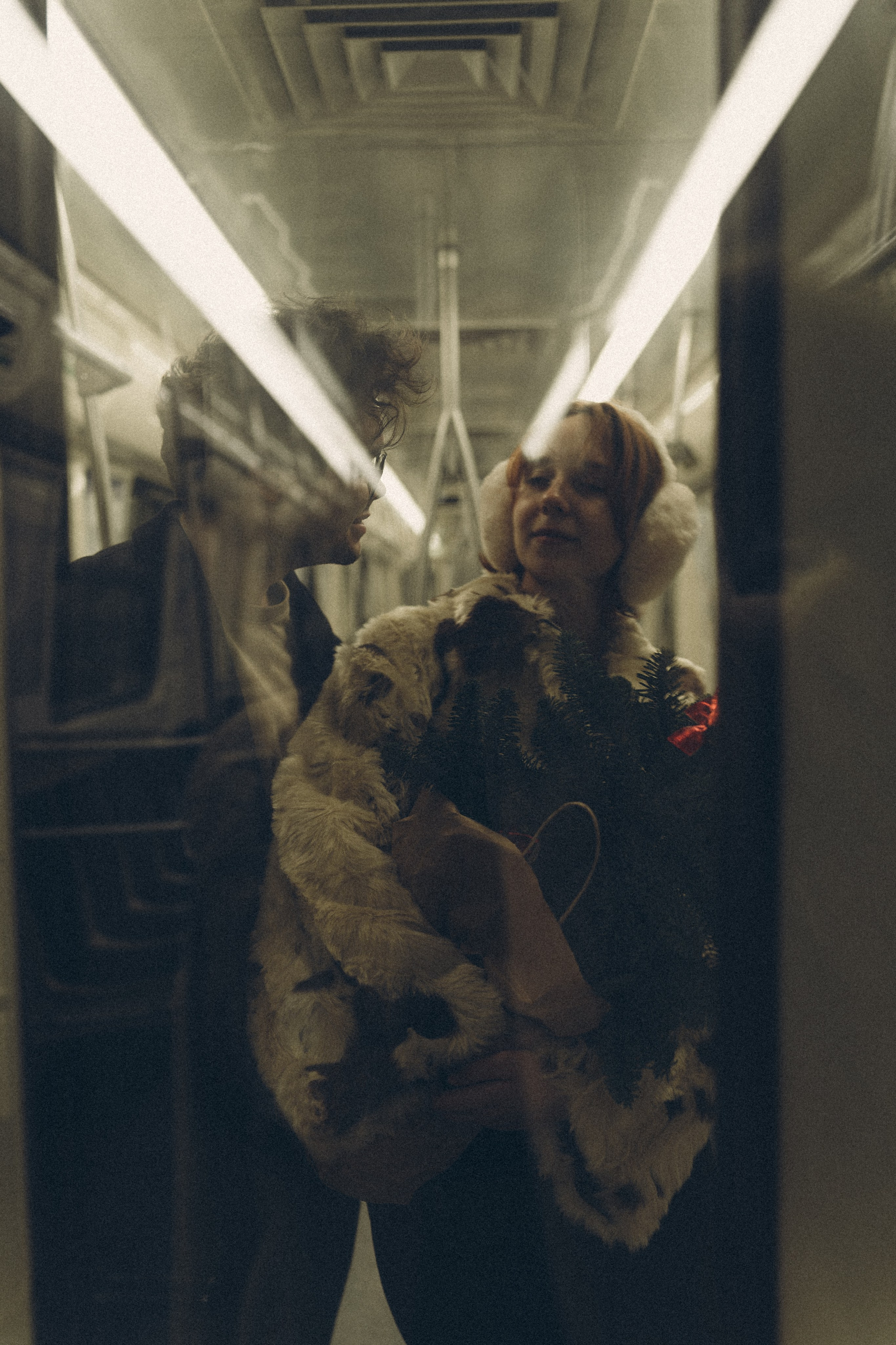 НОВОГОДНЯЯ ФОТОСЕСИИЯ ПАРЫ В МЕТРО ЛЮБОВЬ. Профессиональный фотограф, Санкт-Петербург — Виктория Богомолова