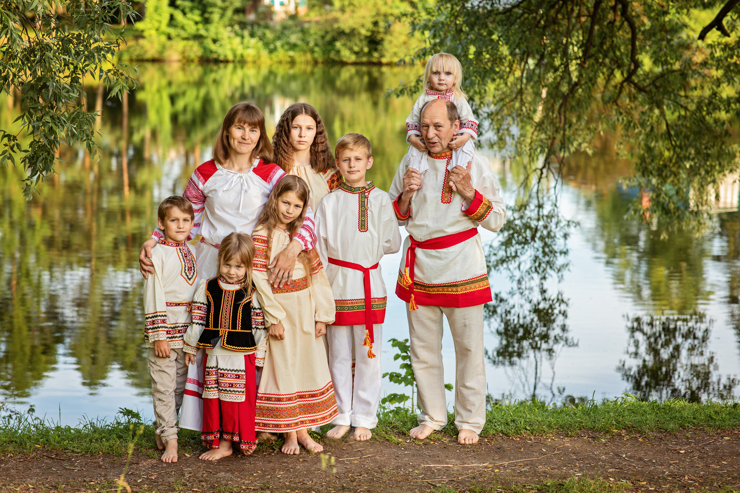 Татьяна с семьей. Женский семейный фотограф Тула Москва Захарова Анна