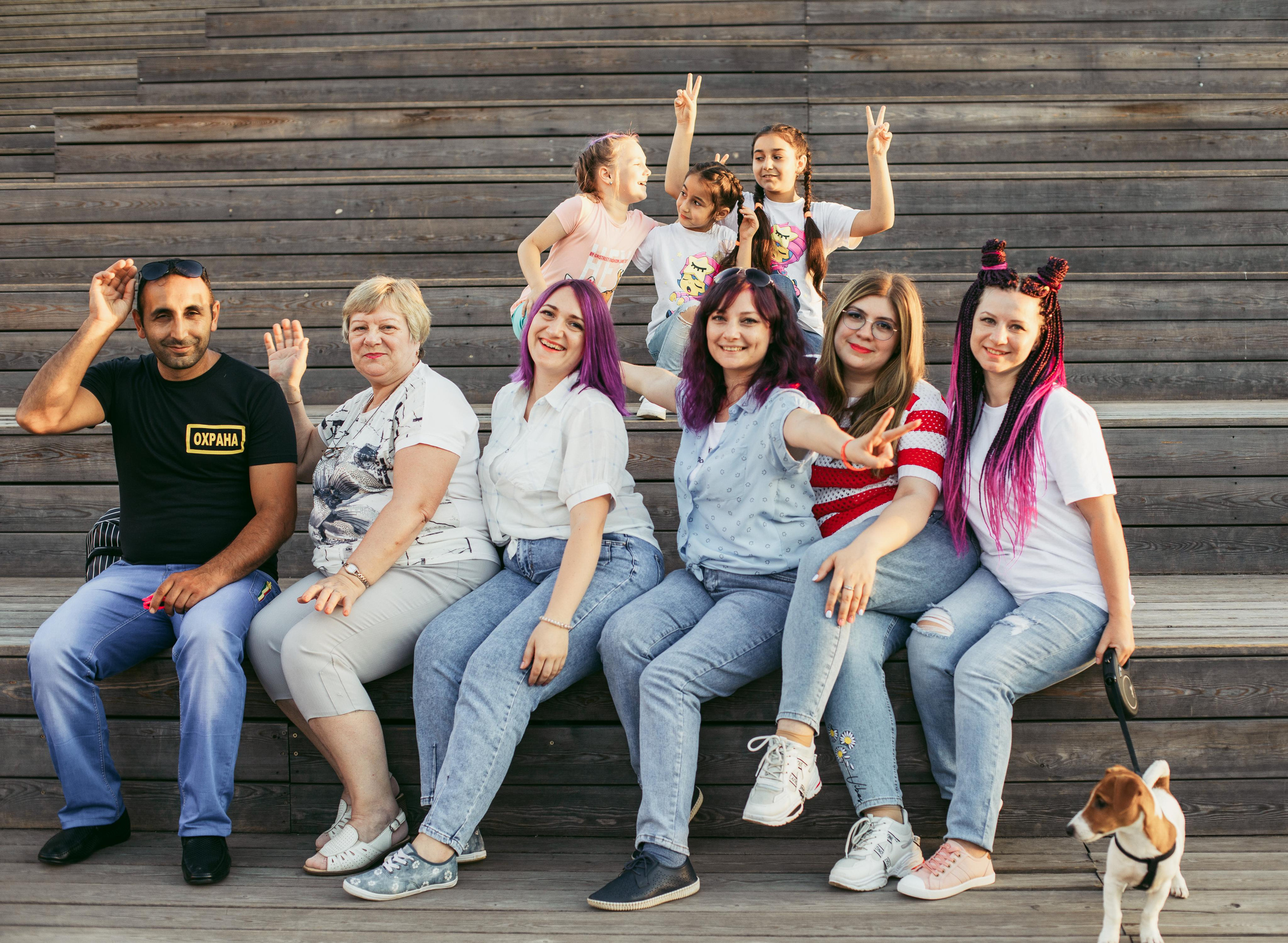 Светлана с подругами. Женский семейный фотограф Тула Москва Захарова Анна