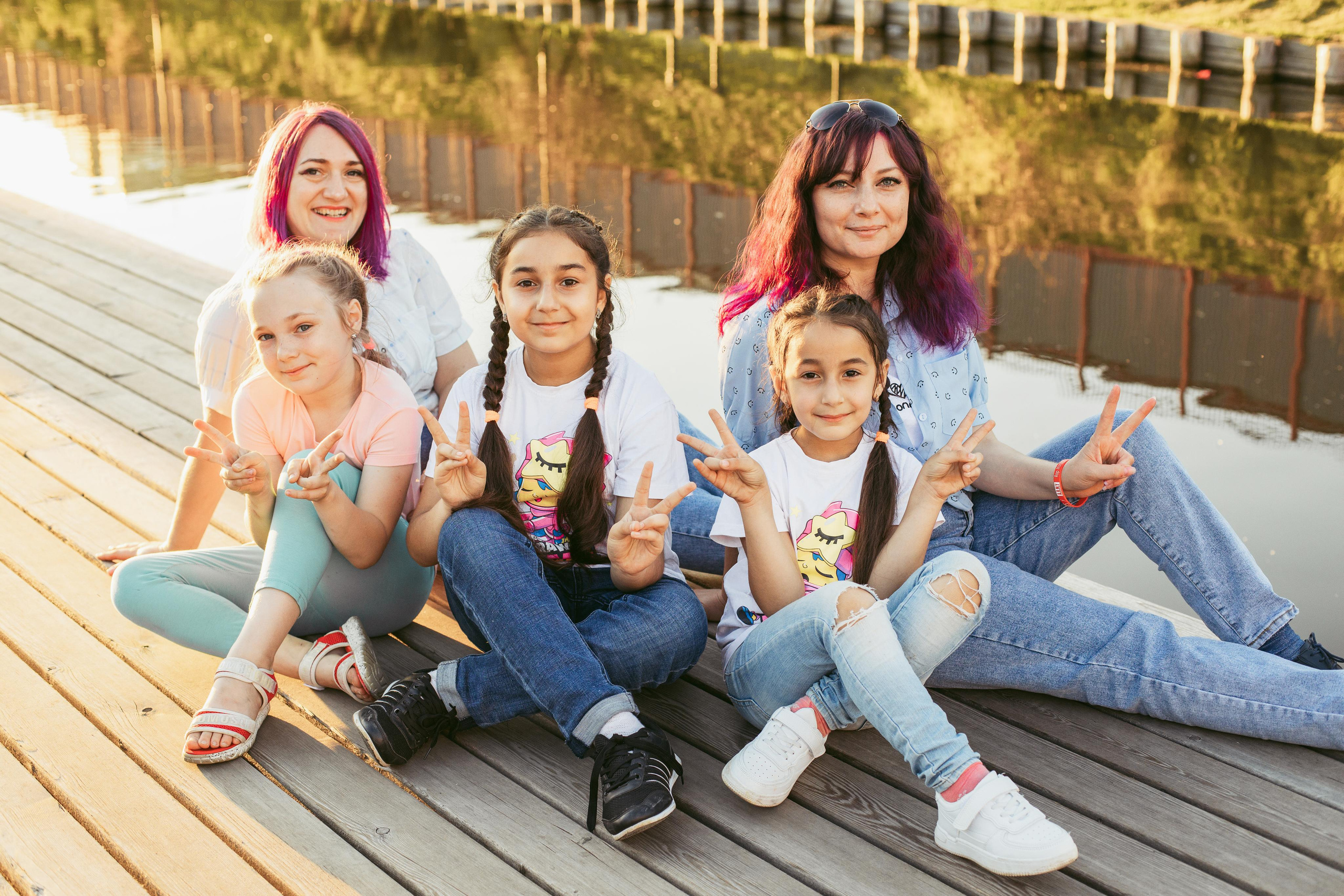 Светлана с подругами. Женский семейный фотограф Тула Москва Захарова Анна