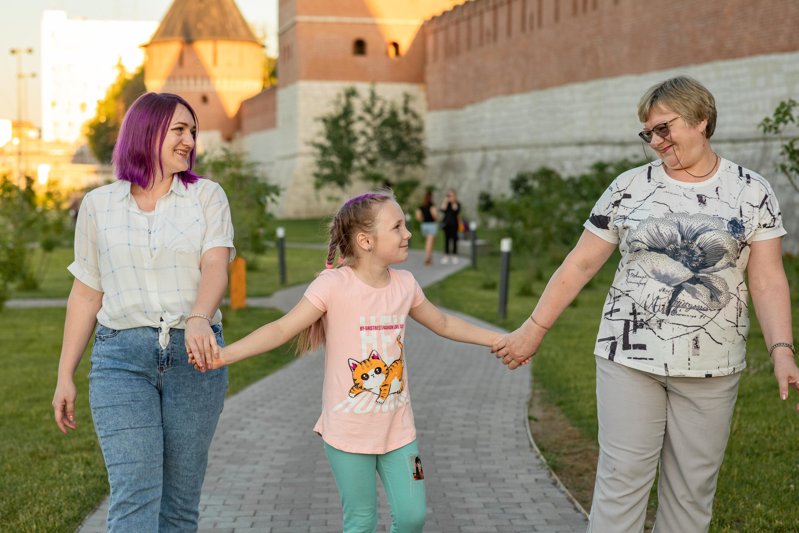 Светлана с подругами. Женский семейный фотограф Тула Москва Захарова Анна