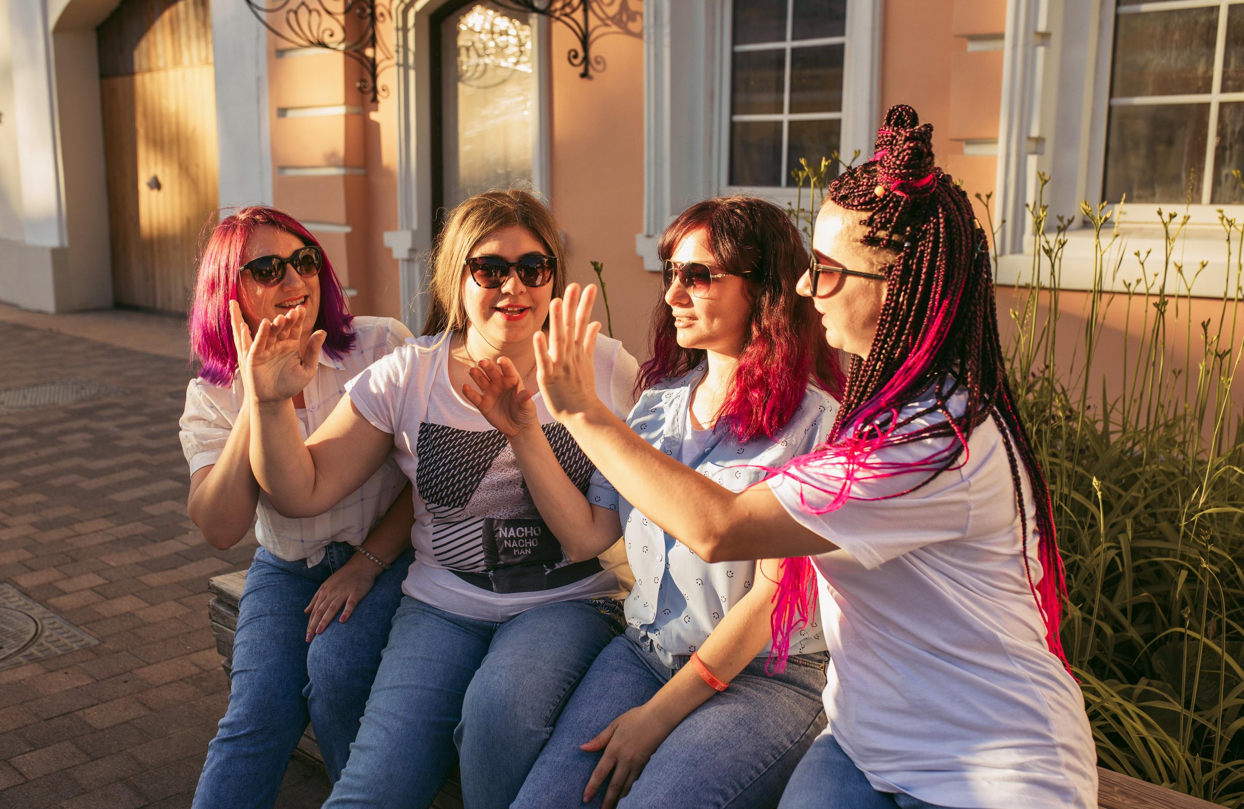 Светлана с подругами. Женский семейный фотограф Тула Москва Захарова Анна