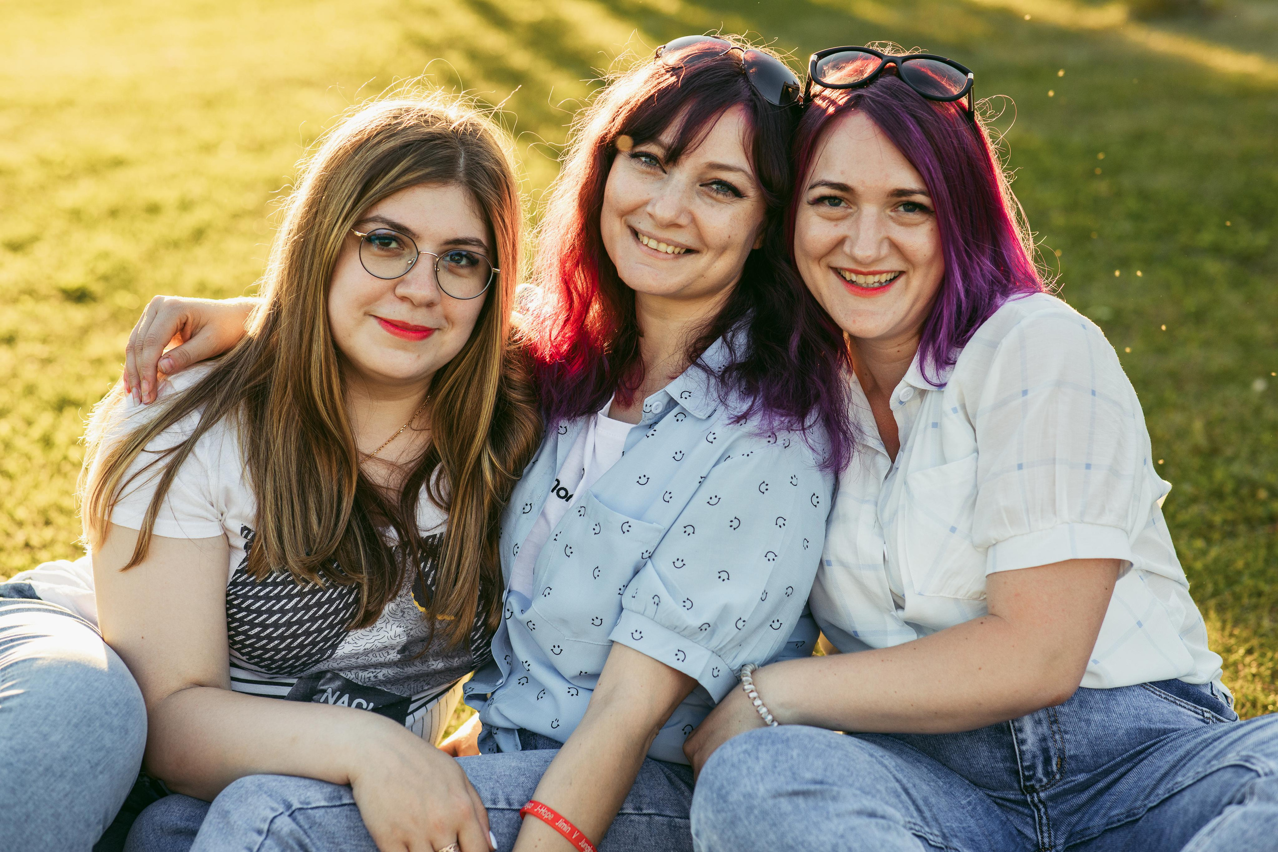 Светлана с подругами. Женский семейный фотограф Тула Москва Захарова Анна