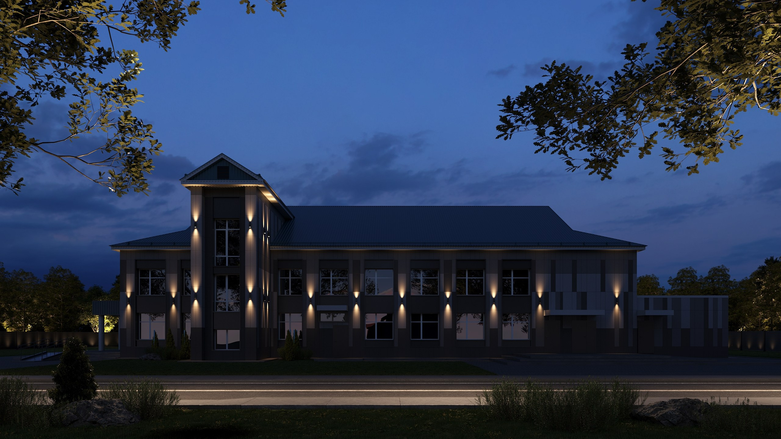 Реконструкция фасада ДК Буинск. Архитектор-дизайнер в Казани