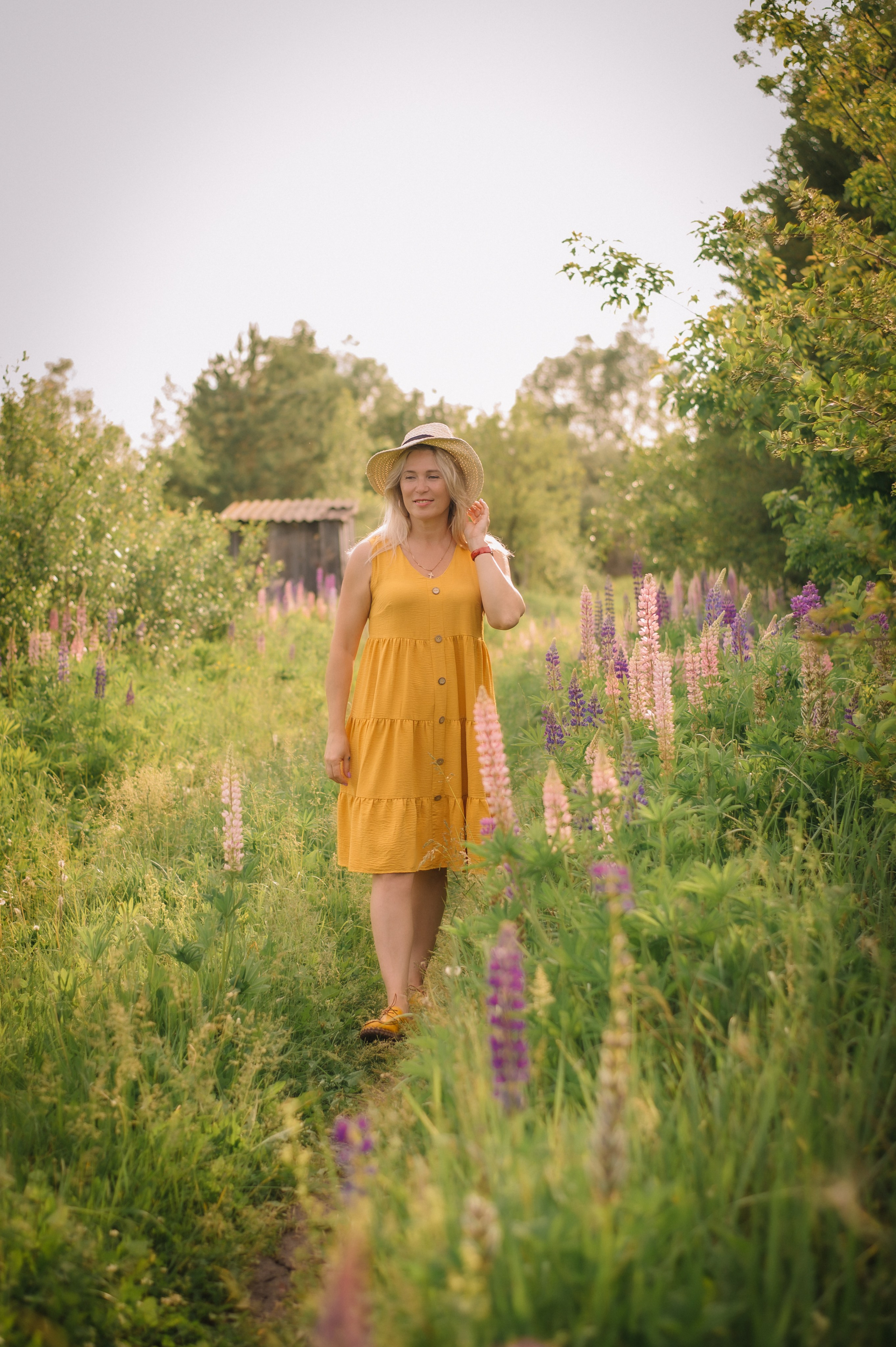 Фотосессия для Ирины в ЛЮПИНАХ. Яна Муравлева |фотограф город Пенза