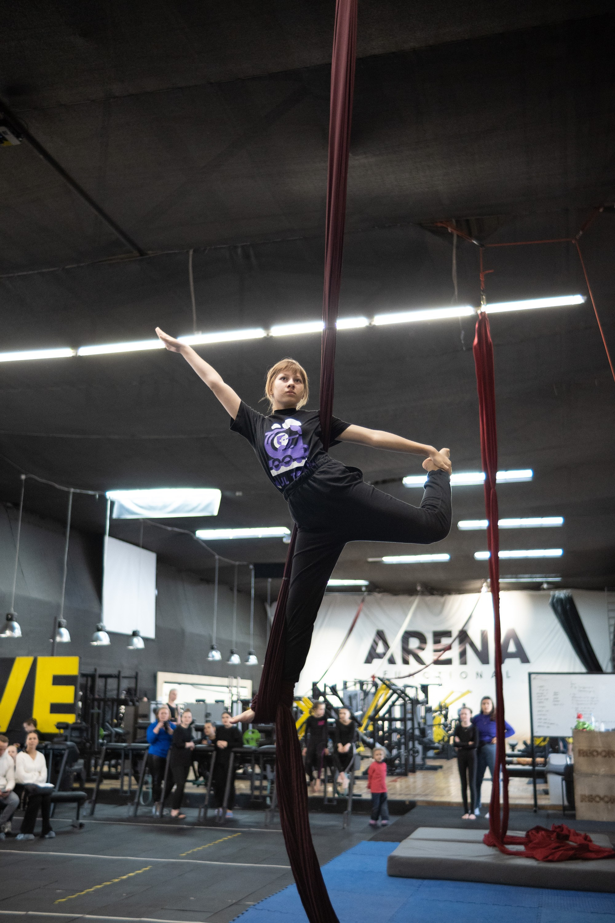 Внутриклубные соревнования по воздушной гимнастике 02.04.23