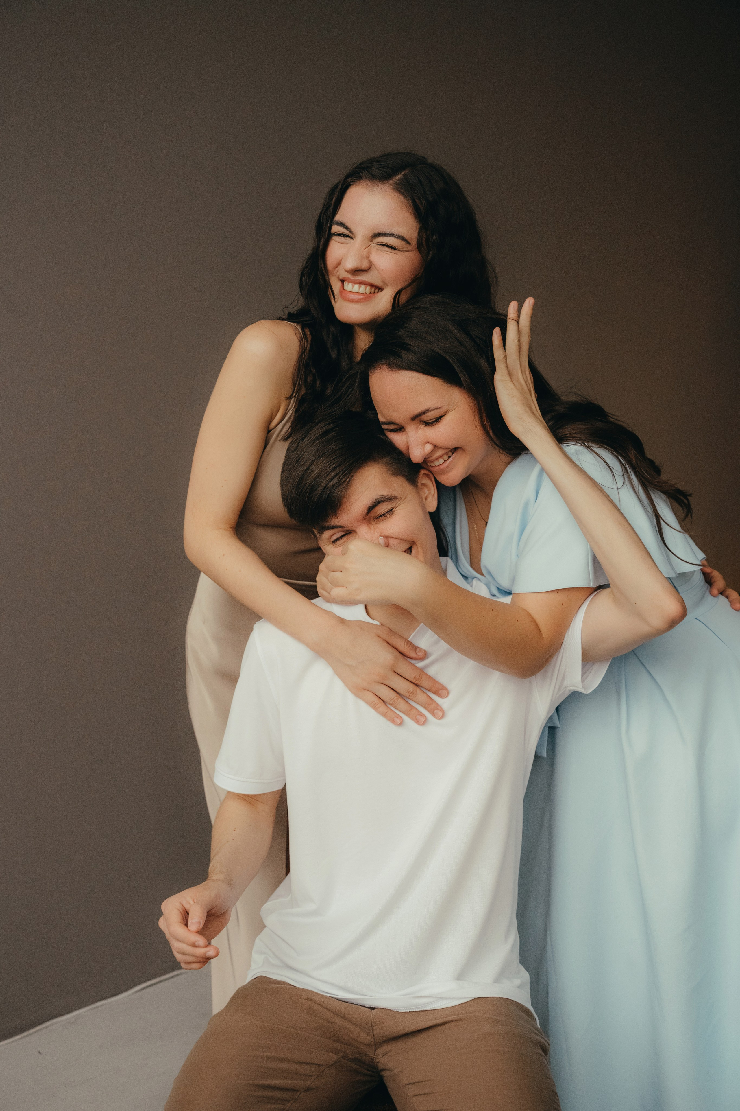 Семья Насти и Риты. Семейный фотограф • Домашние съемки в Нижнем Новгороде
