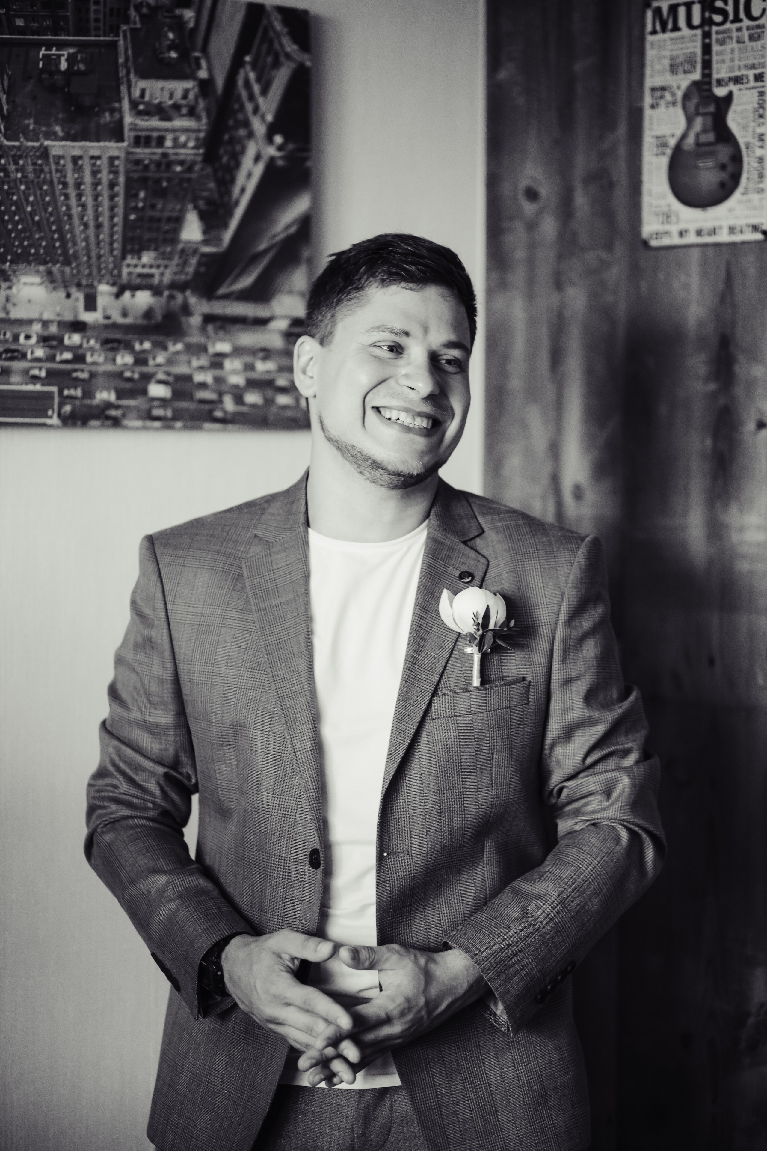 Евгения и Илья ЧБ. Свадебный фотограф в Москве Екатерина Огарская