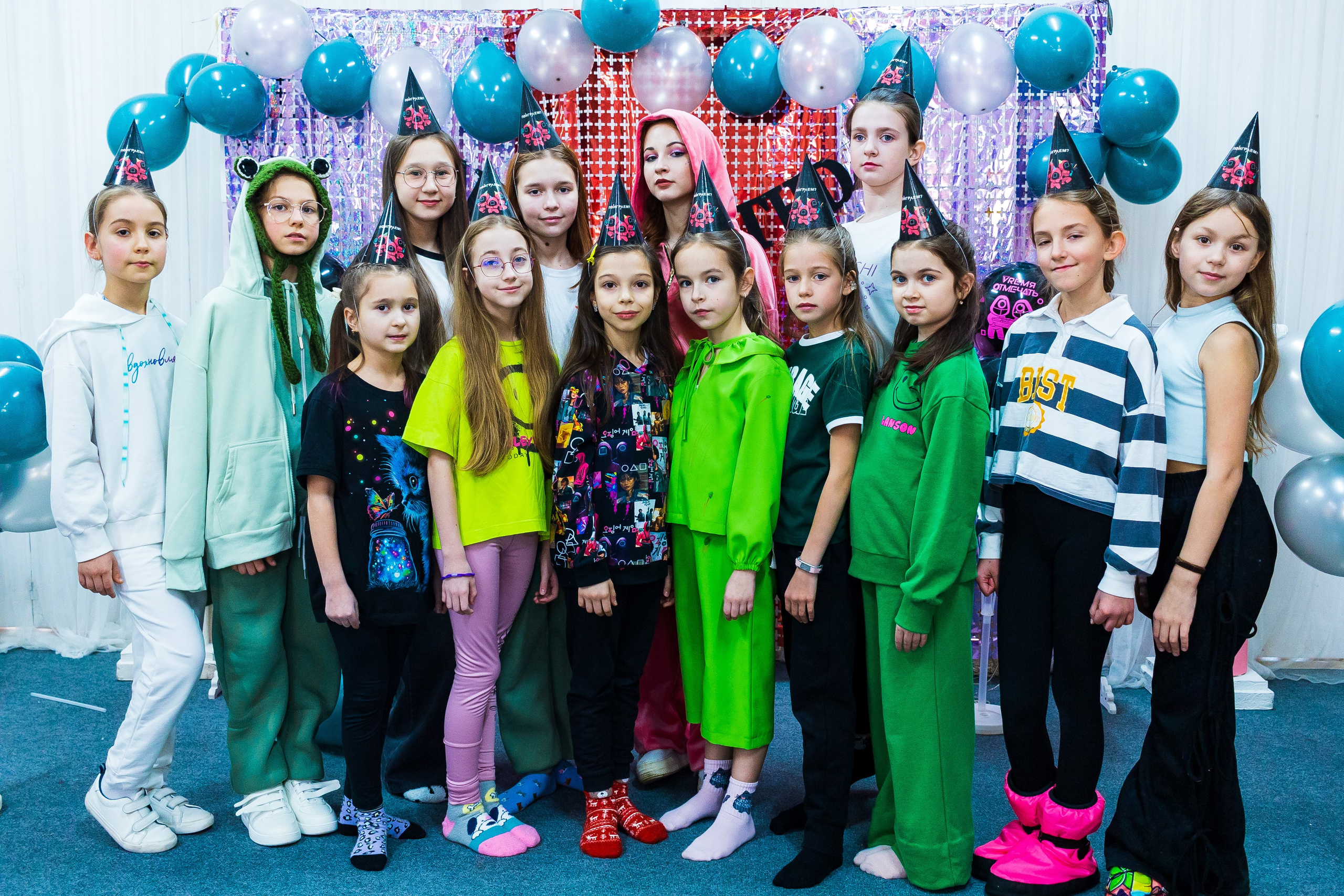 День рождения в стиле Игры в кальмары на 11-летие Майи — Владивосток. Школа для девочек во Владивостоке — Само Совершенство