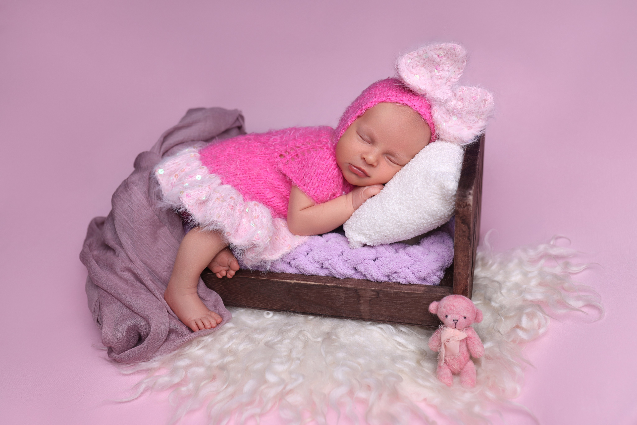 Newborn девочки. Фотограф новорожденных Модяева Ирина