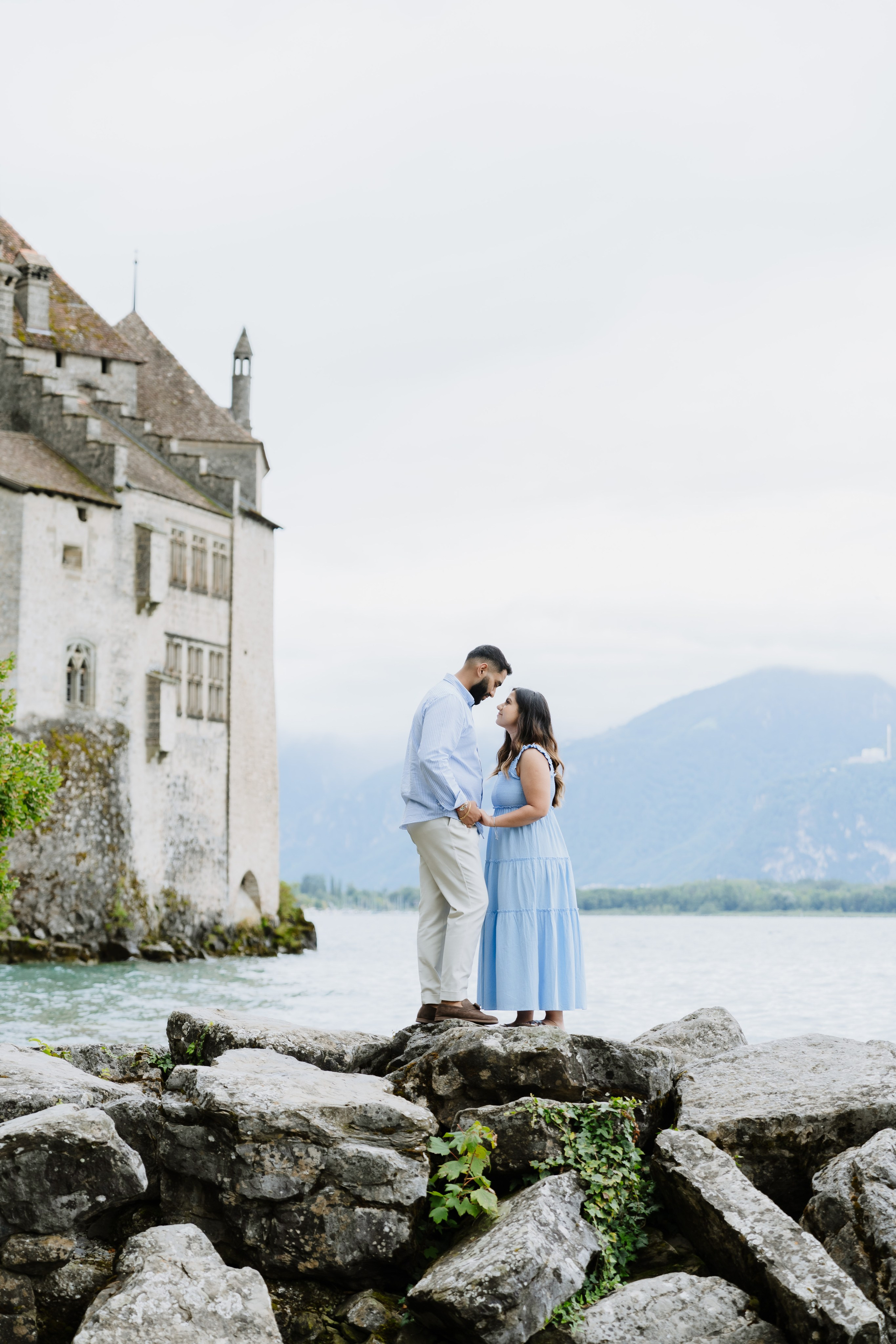 Krishna & Ravi | Proposal Montreux. Professional Wedding Photographer Geneva & Romande Switzerland | Tanya Creator