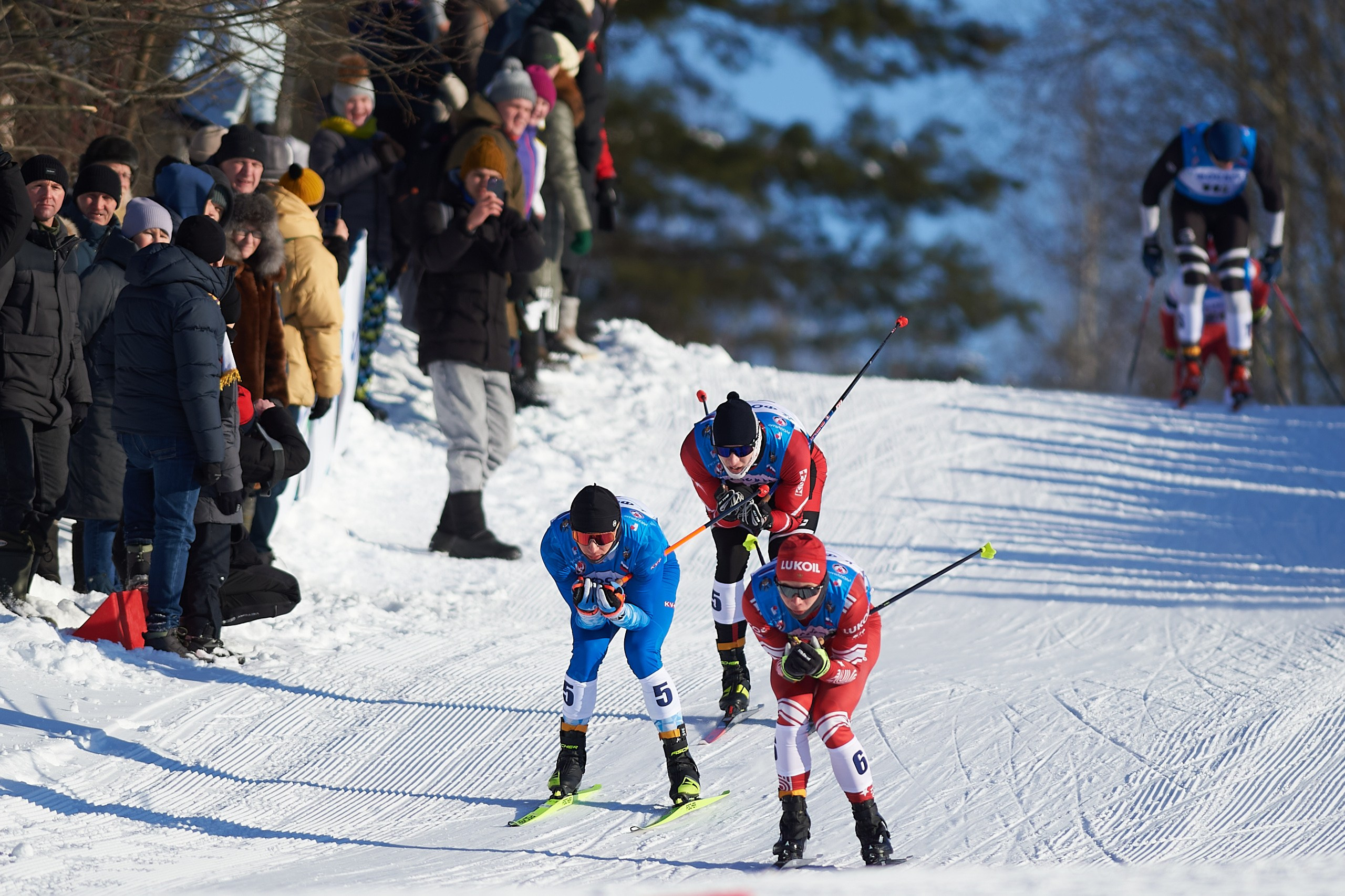 VI этап ФосАгро Кубка России по лыжным гонкам. Спринт. Ижевск 25.01.2025. Спортивный репортажный фотограф в Ижевске Сергей Мерзляков