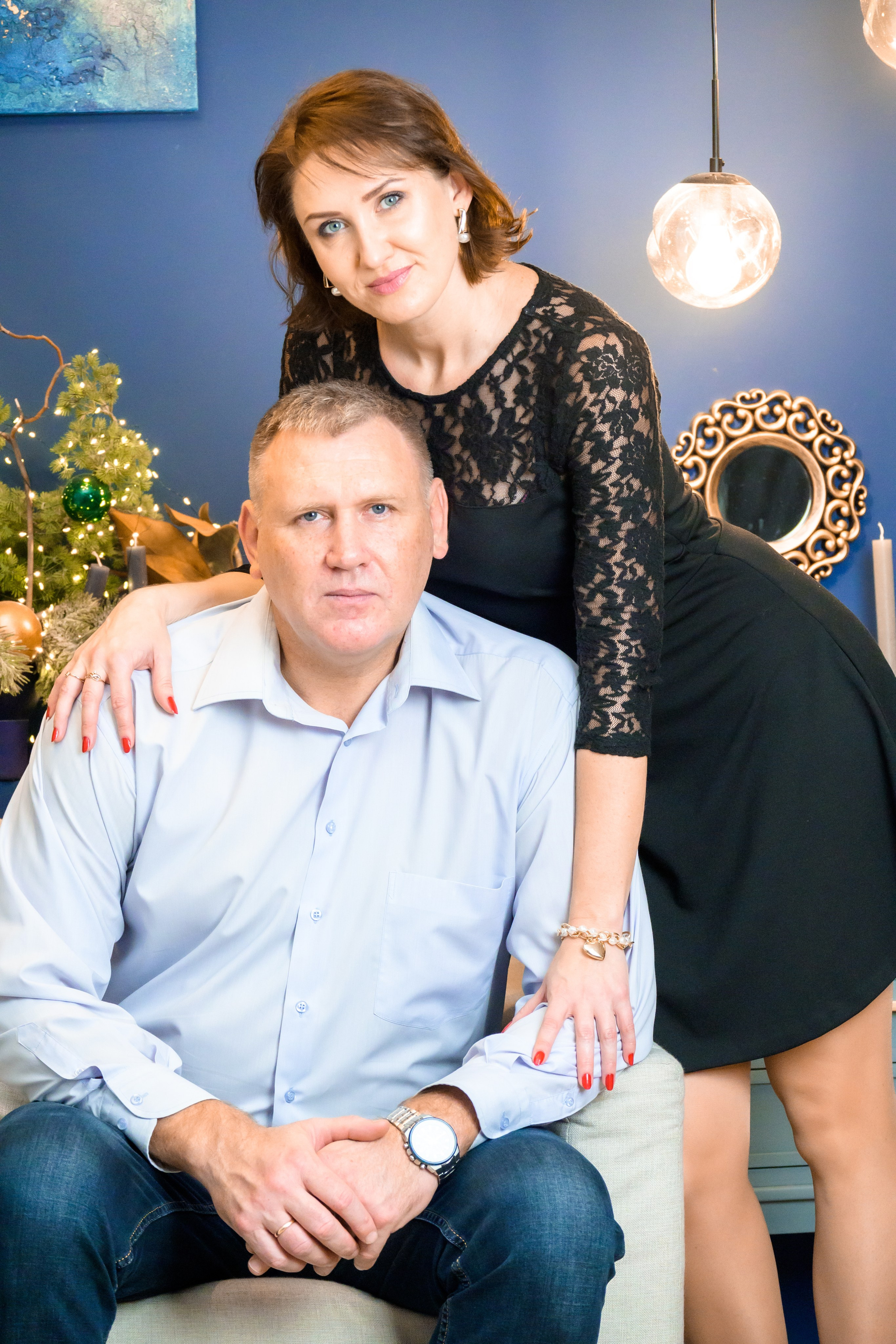 Katya and the family. Fotograf Dmitrii Donets