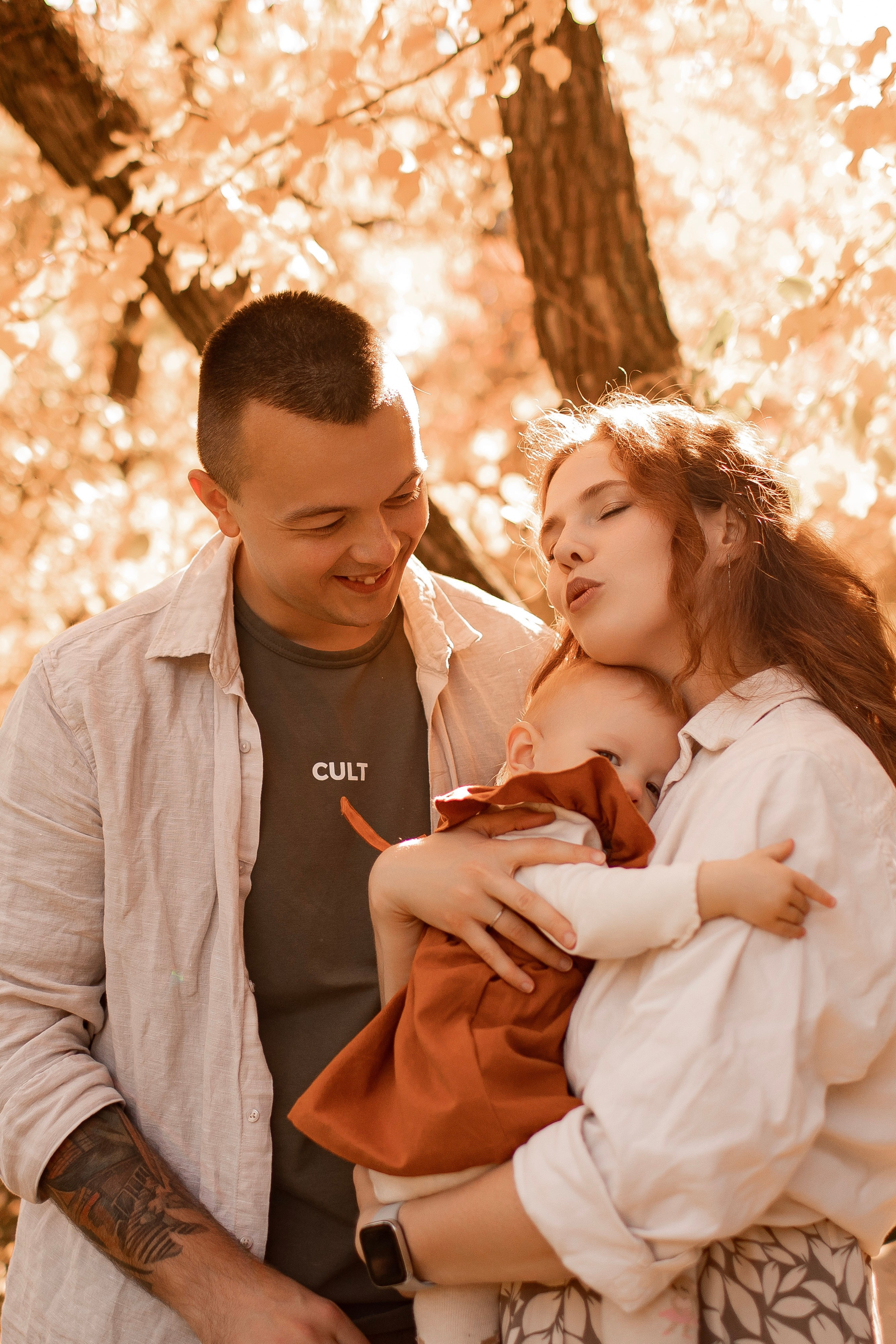 Ольга со своей семъей. Семейная съемка — это красивый способ признаться своей семье в любви