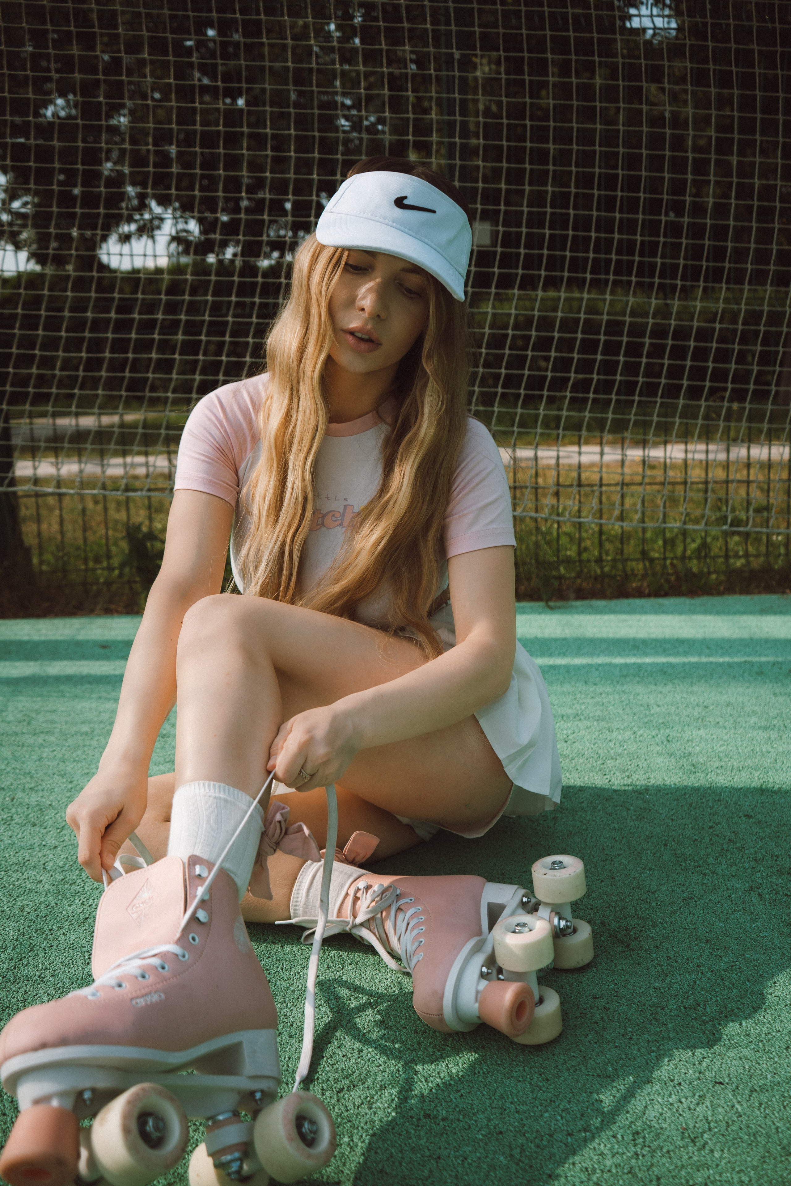 Ретро съемка с роликами — модель Евгения. Фотограф Москва и Видеограф Москва