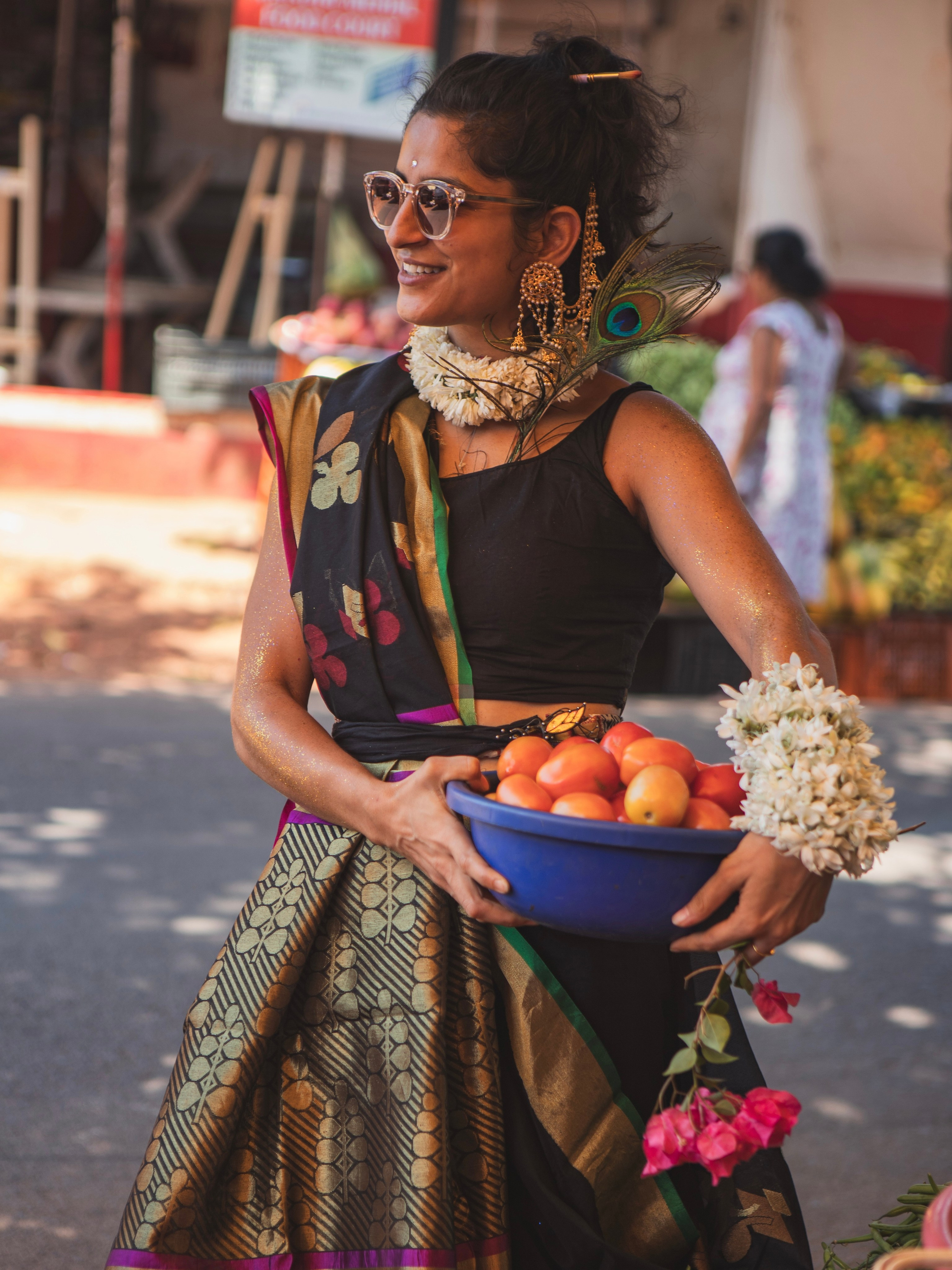 Lipy Radha the Ruler, Queen of Love and Grace Her soul whispers love, her presence lights the space.With gentle strength and beauty rare,She rules hearts with a tender flair.Inst