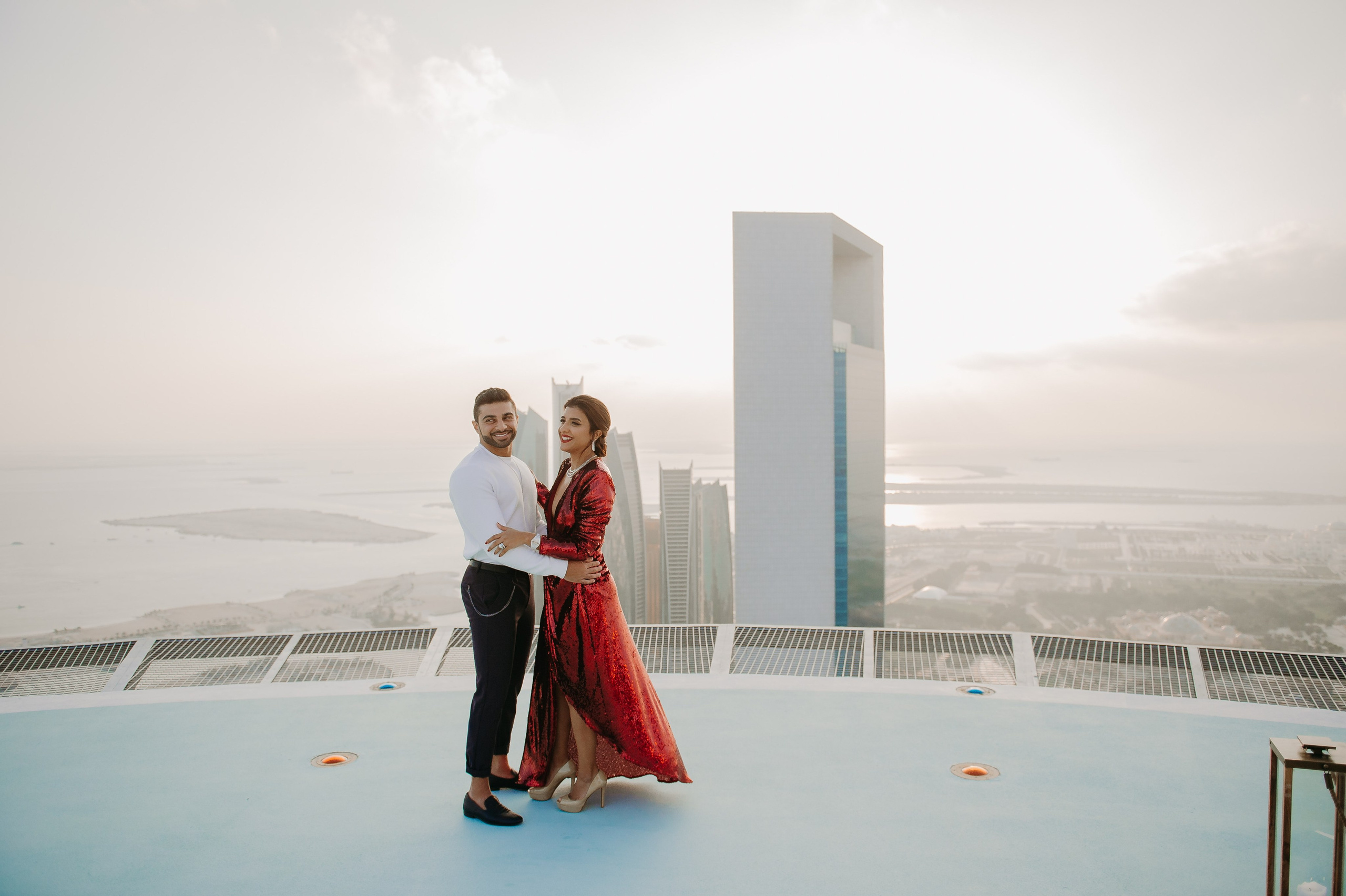 Love Story на высоте (Абу Даби). Фотограф в Москве и Санкт-Петербурге Дарина