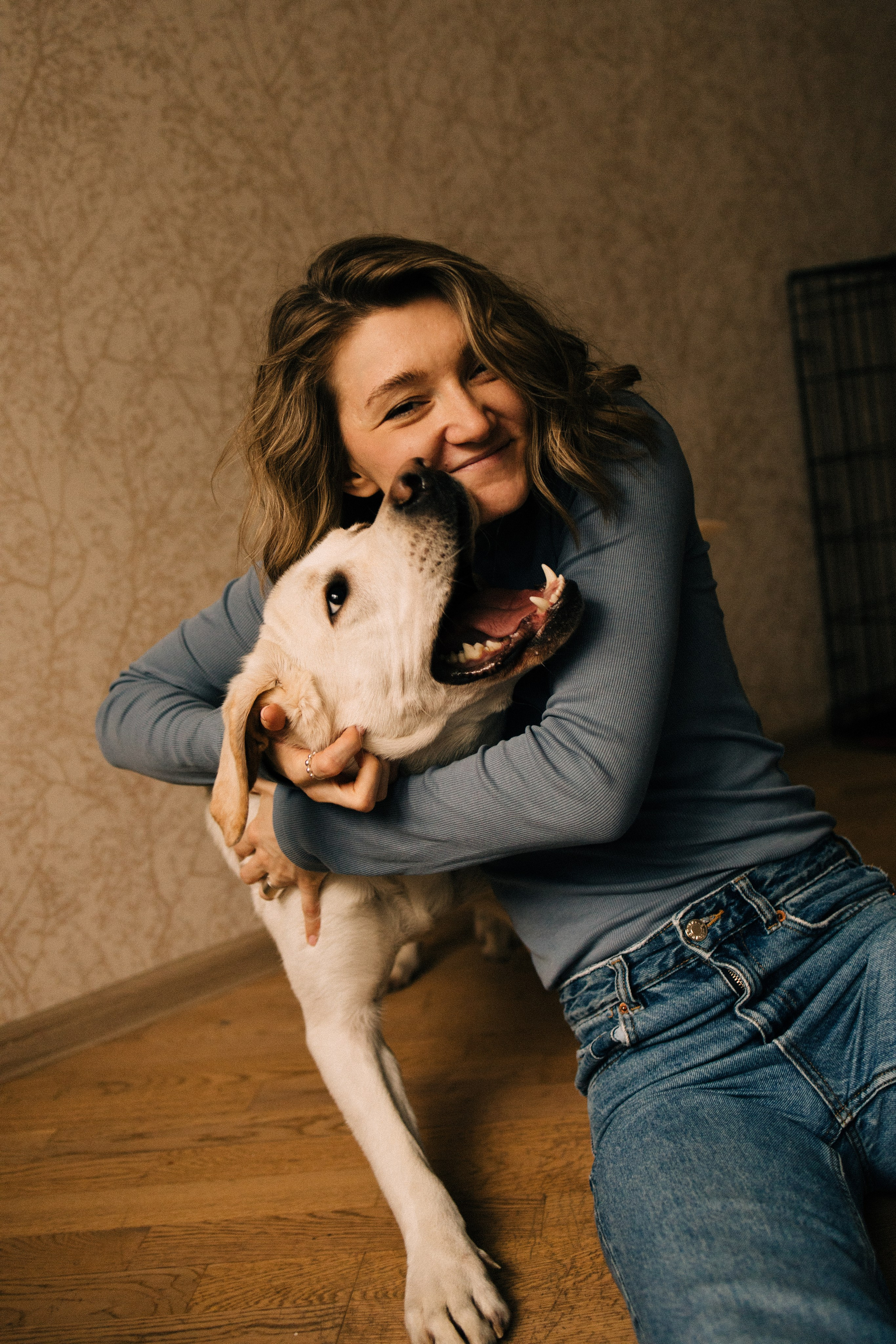 Дома трое. Фотограф Настя Леонова