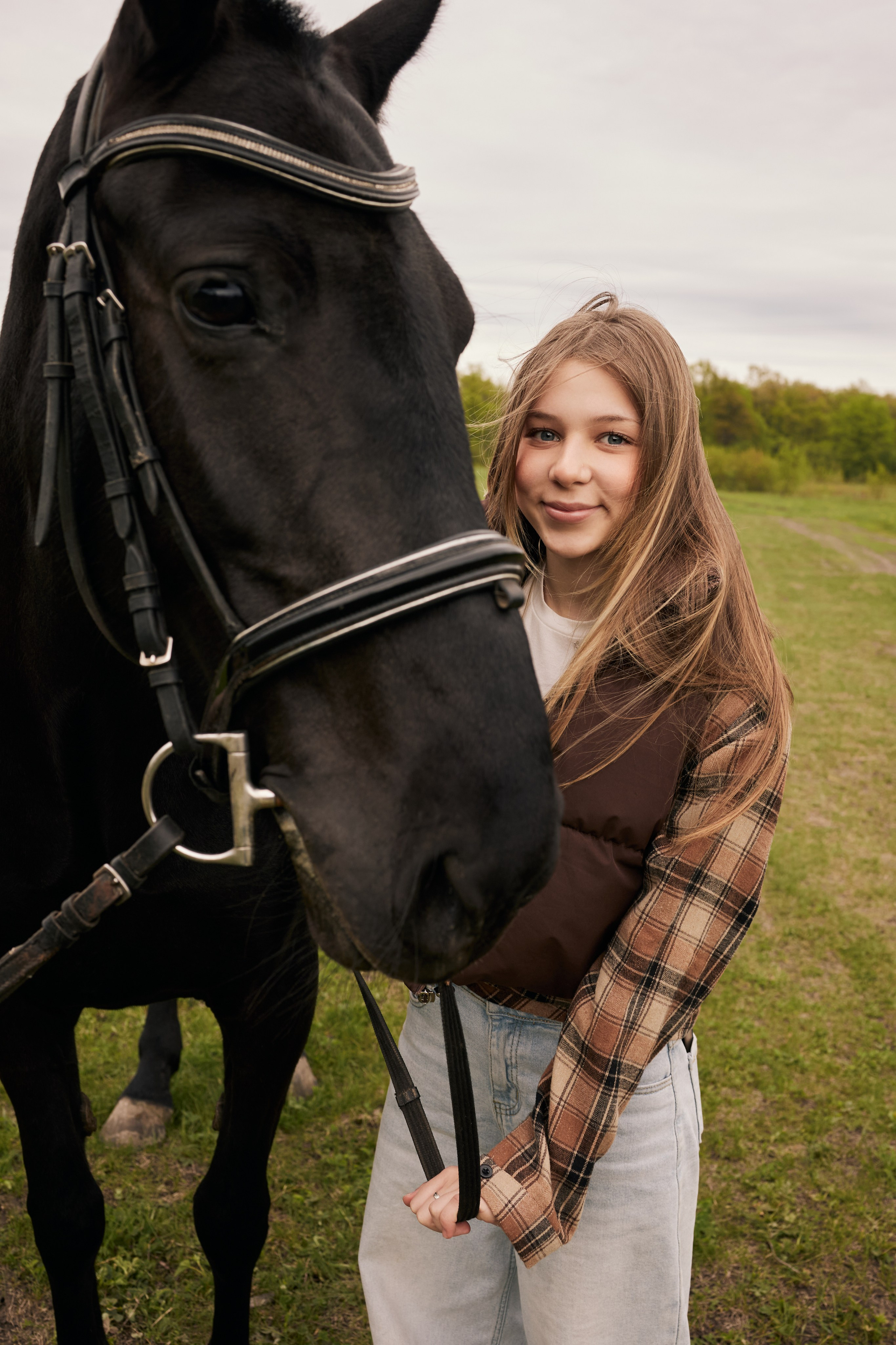 С лошадью. Коновалова Ольга | фотограф в Пензе и Заречном