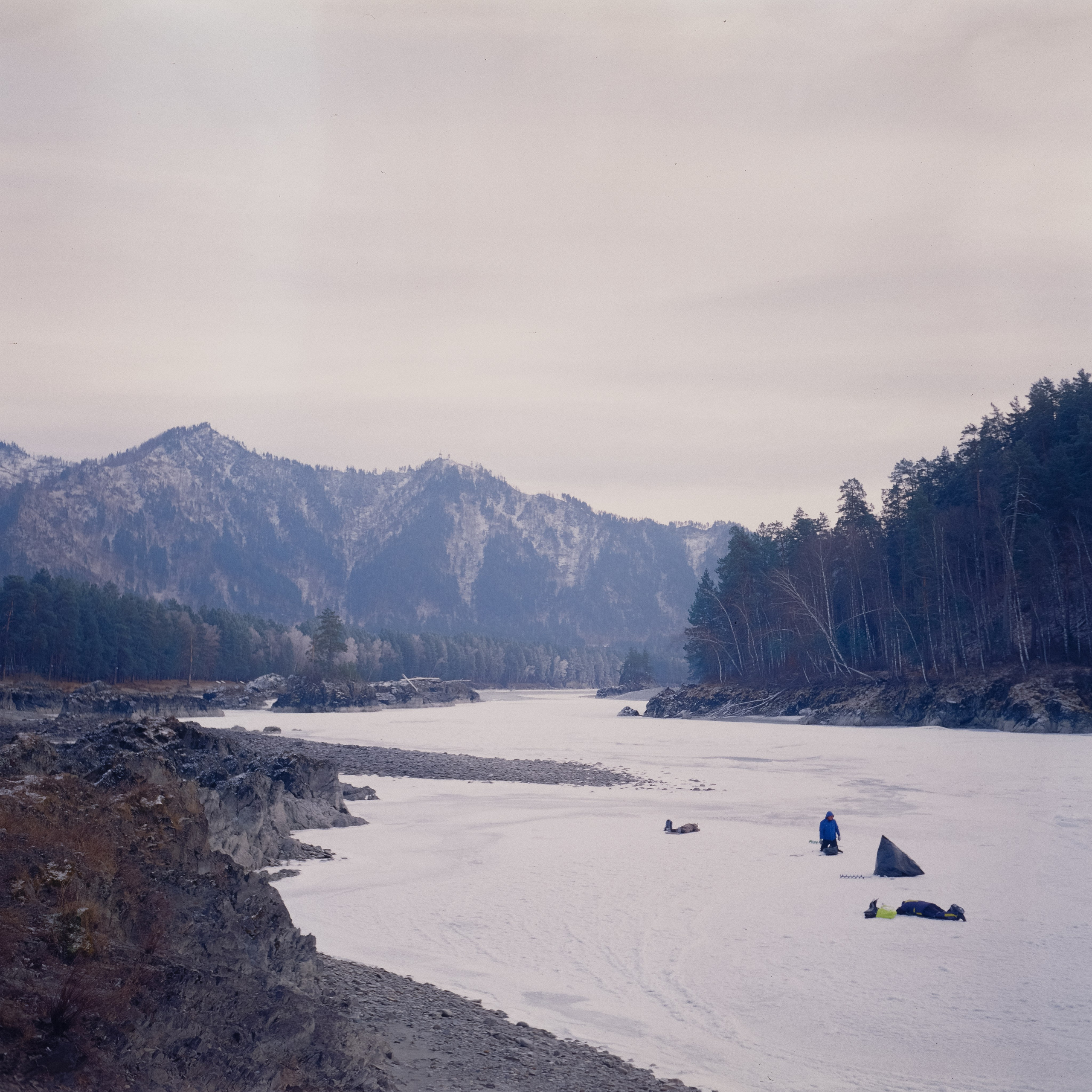 База Сила Алтая / 16 декабря 2023 года (-18℃)  / Kodak Ektachrome 100V