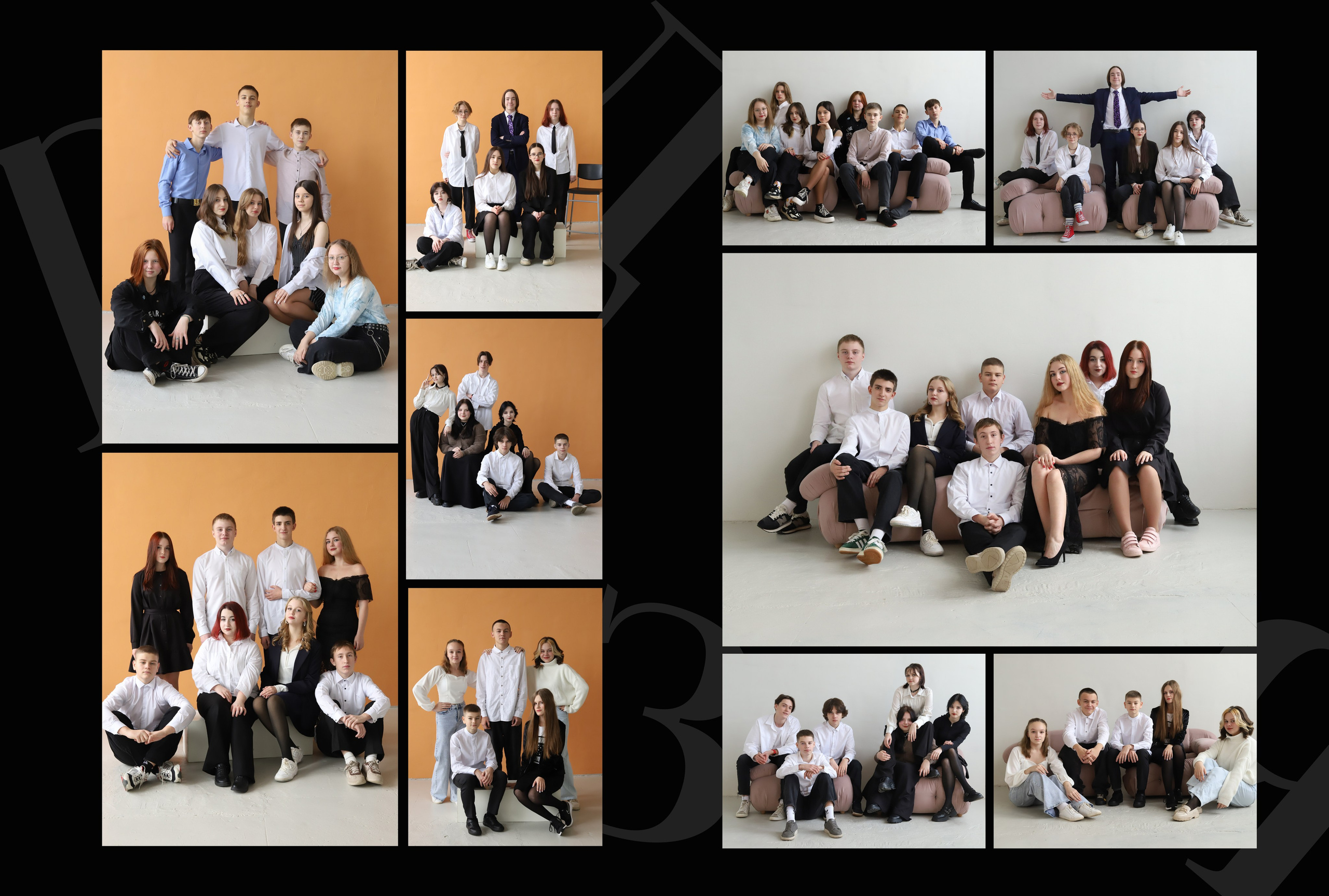 Альбом 2 разворота (общая вёрстка). Выпускные альбомы, индивидуальные фотосессии в Костроме