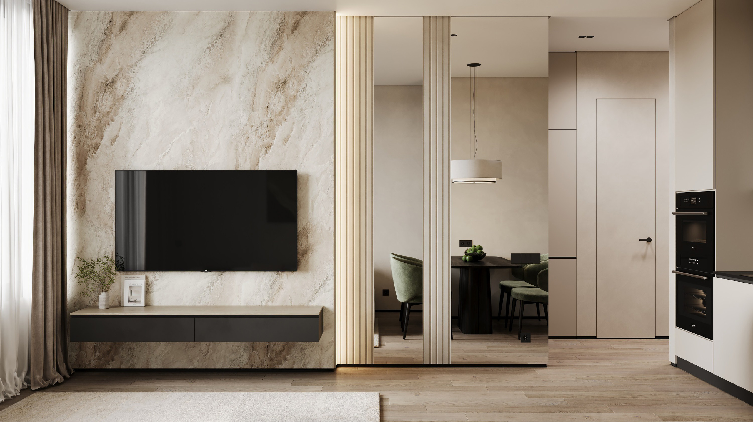 Проект 8 ЖК Западный порт  68 м. Artstudio17 Дизайн-студия Ирины Чабан в Москве