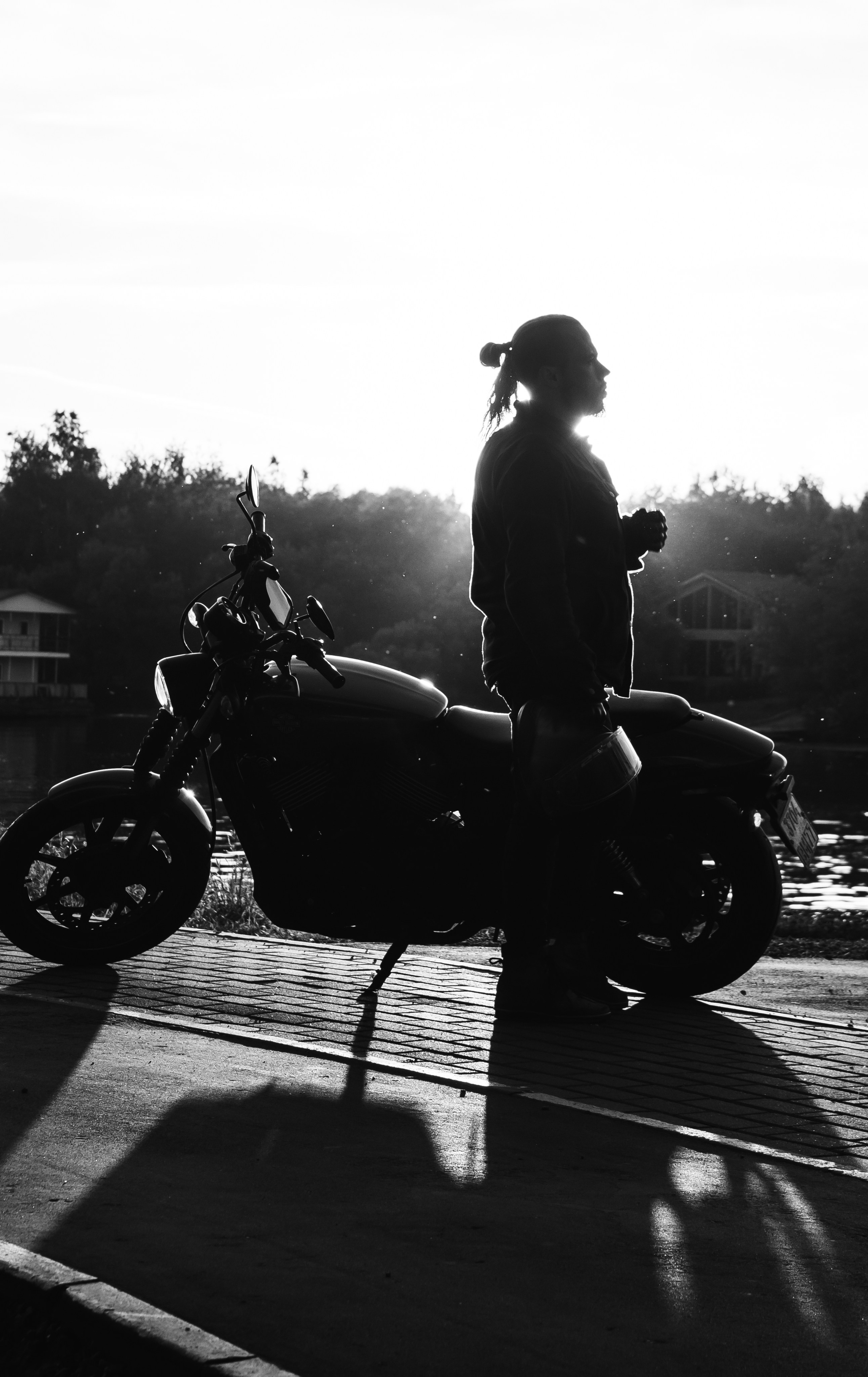 Иван и Harley Davidson. Наталия Фролова. Фотограф. Москва