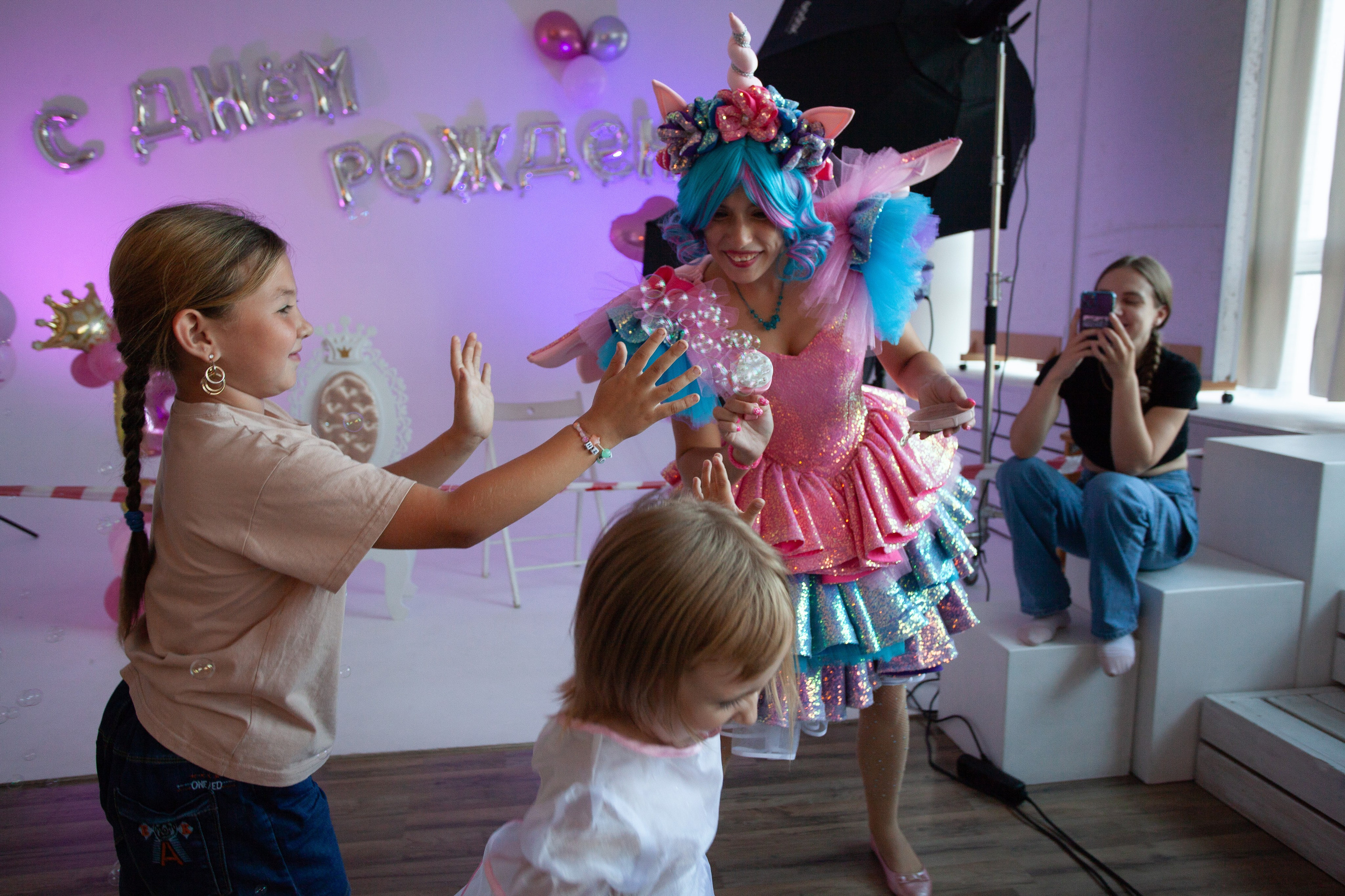 День рождения в фотостудии. Фотограф Дарья Локотко в Красноярске