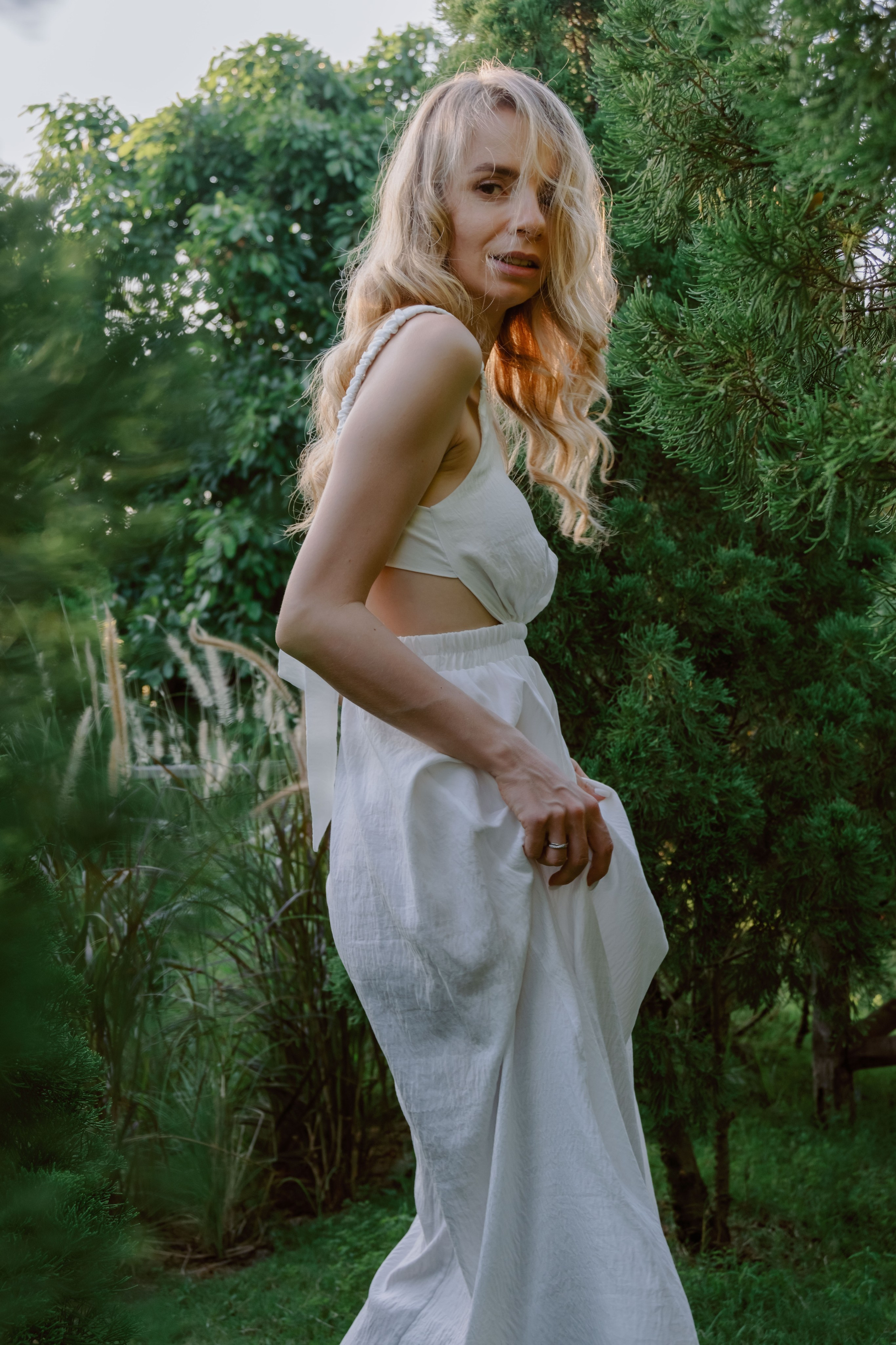 Natasha. Among these firs. Portrait photographer Nha Trang | Julia Meshanina