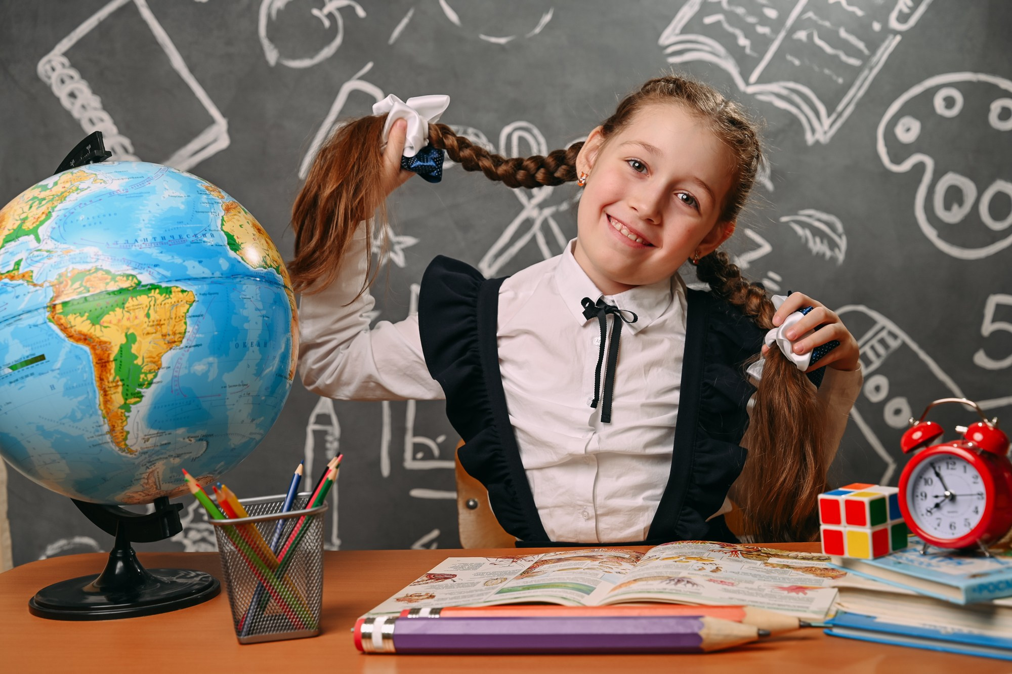 Школьная виньетка. Детский и семейный фотограф