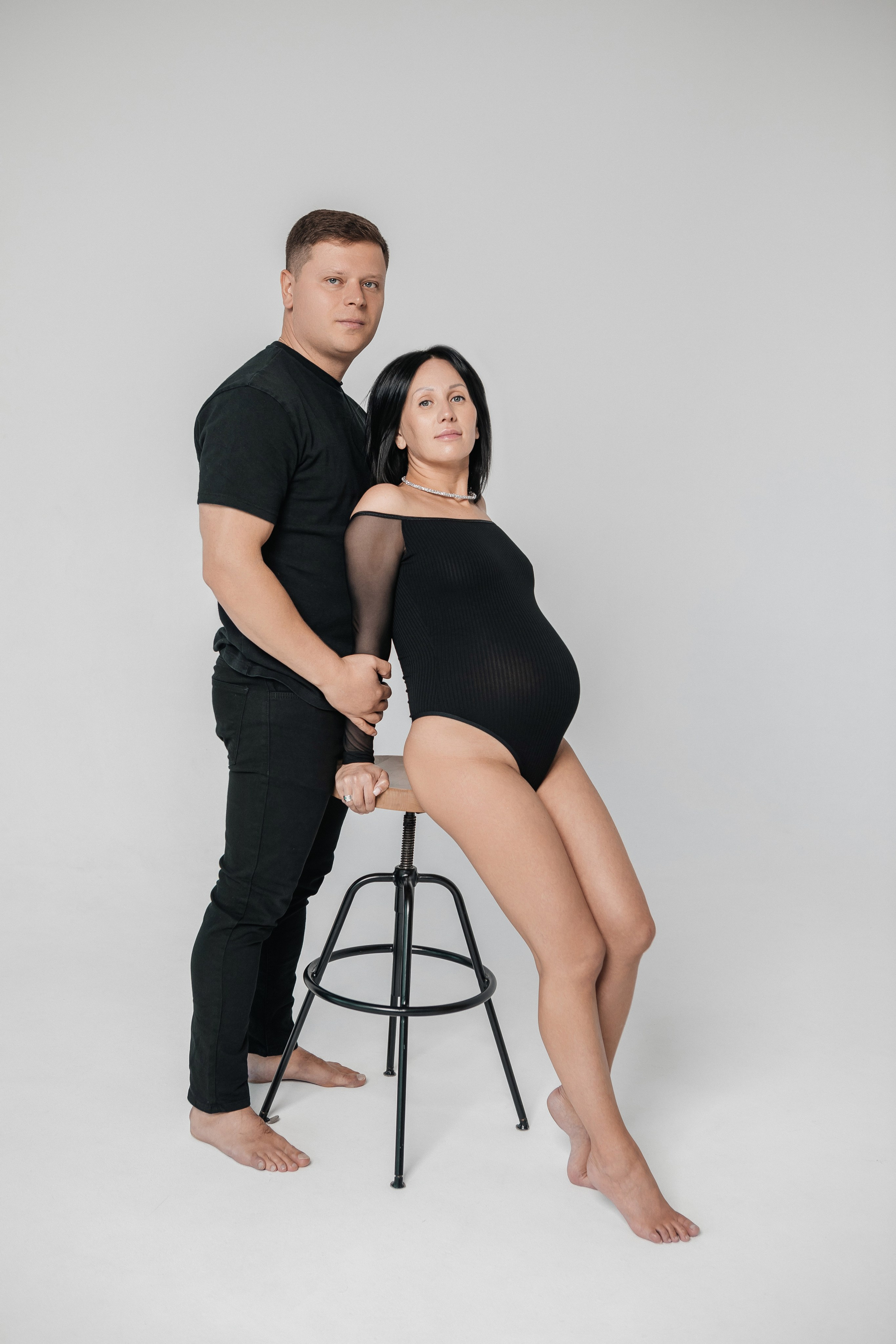 Семейная фотосессия в фотостудии. Свадебный и семейный фотограф Ибрагимова Мария из Екатеринбурга