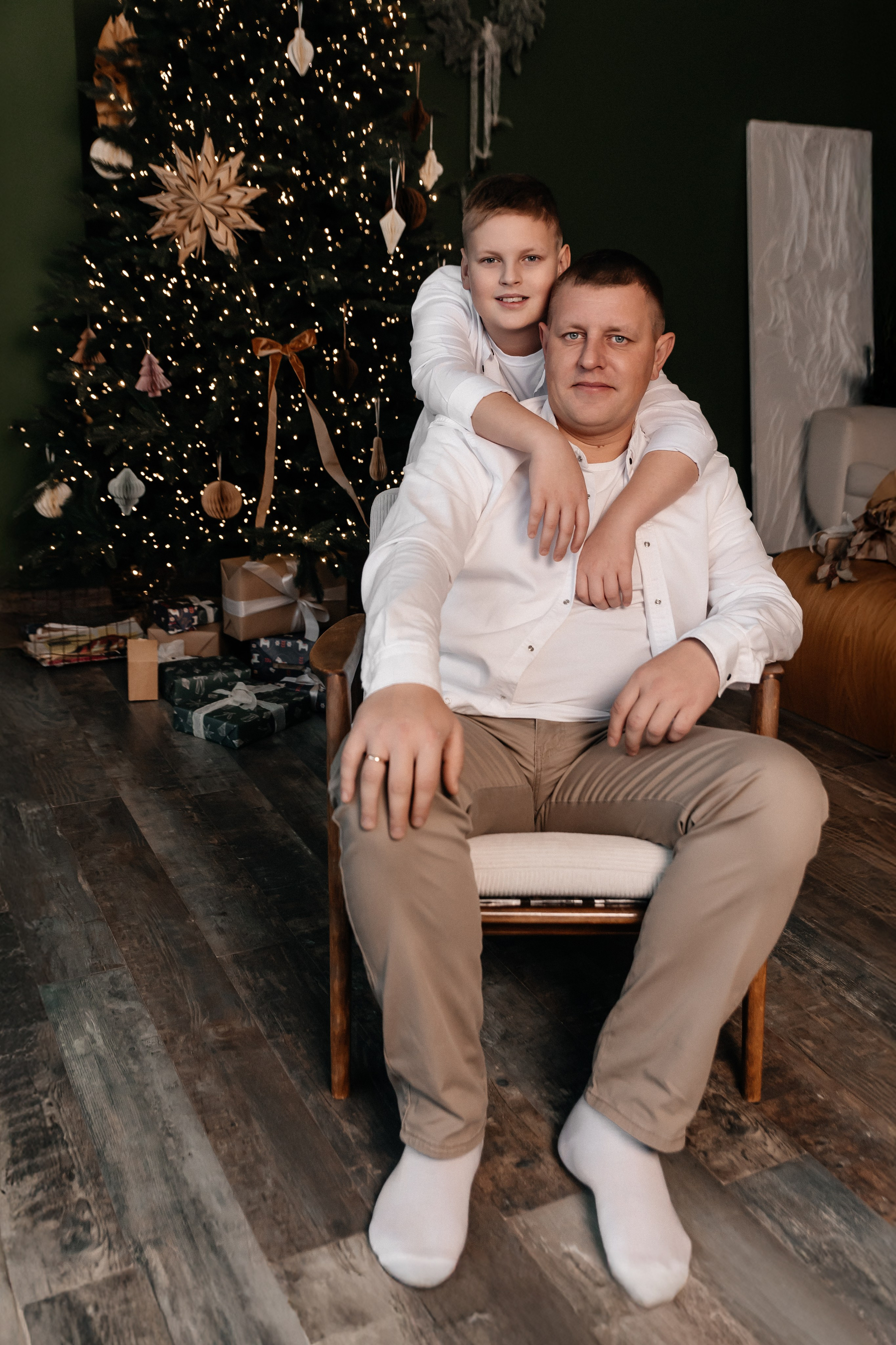 Новогодняя. Семейный фотограф Минск Усова Ольга