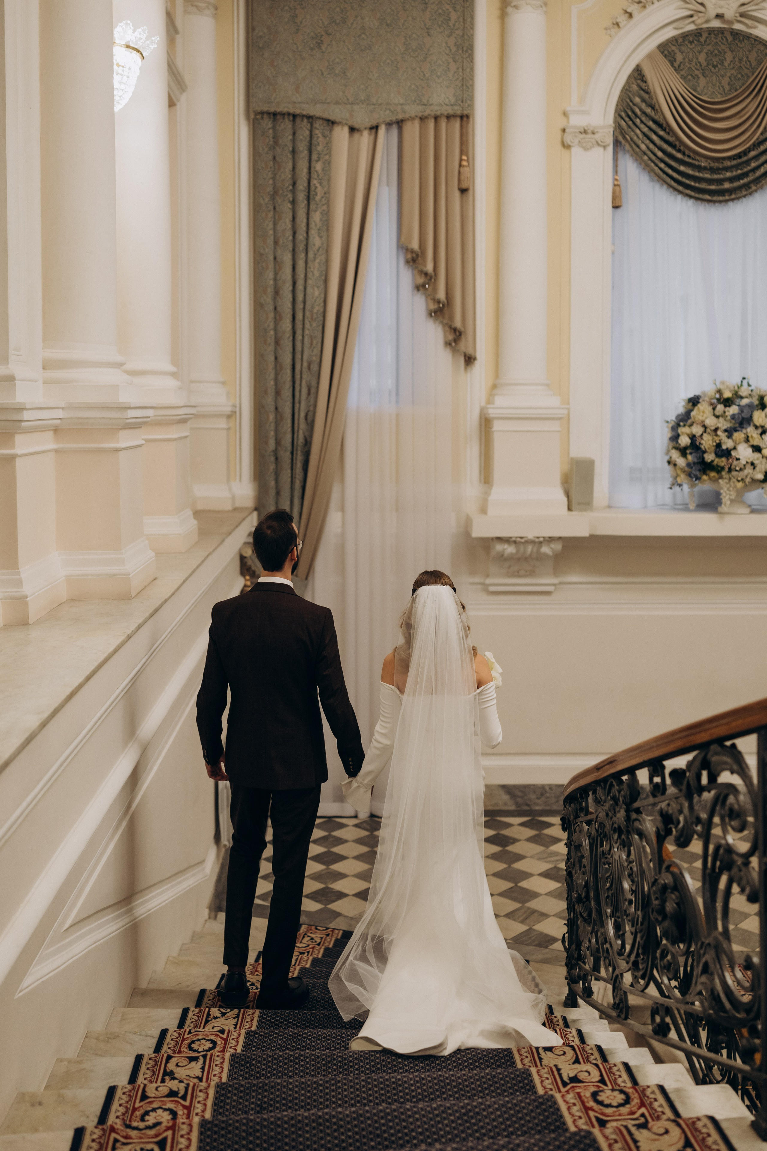 Юра и Полина | 2-й дворец и Половцова. Свадебный и love story фотограф в Санкт-Петербурге