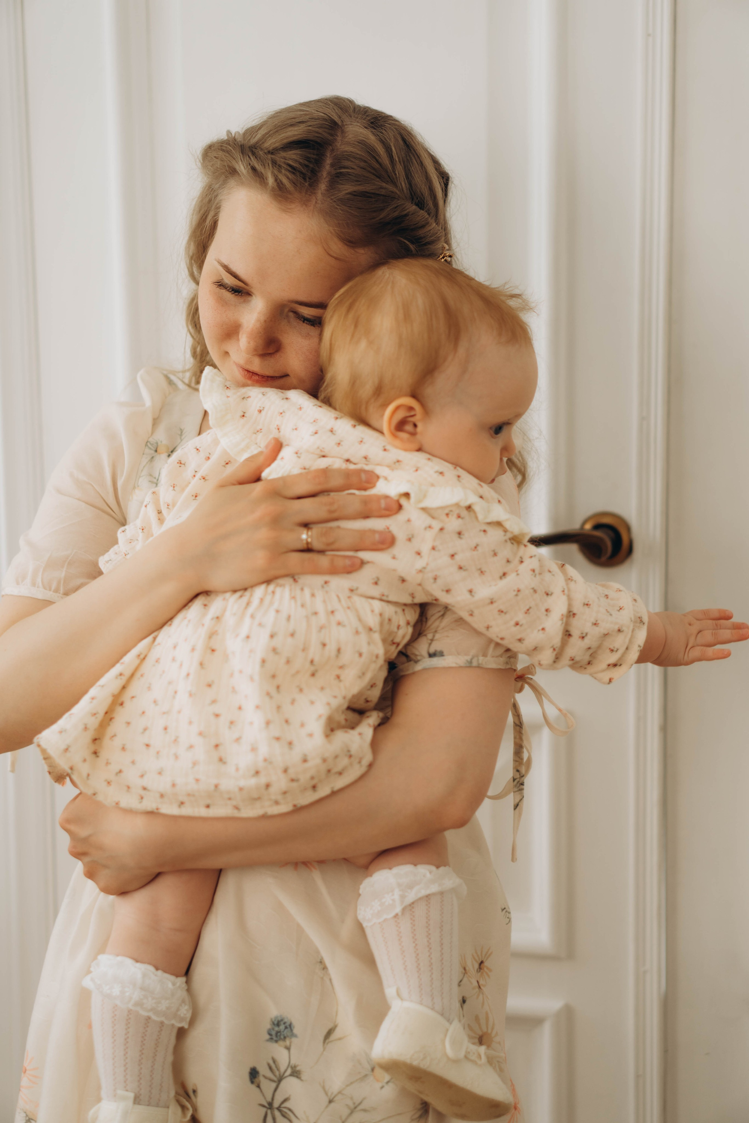 Студийная семейная съемка на годик. Фотограф Москва Валерия Веденина
