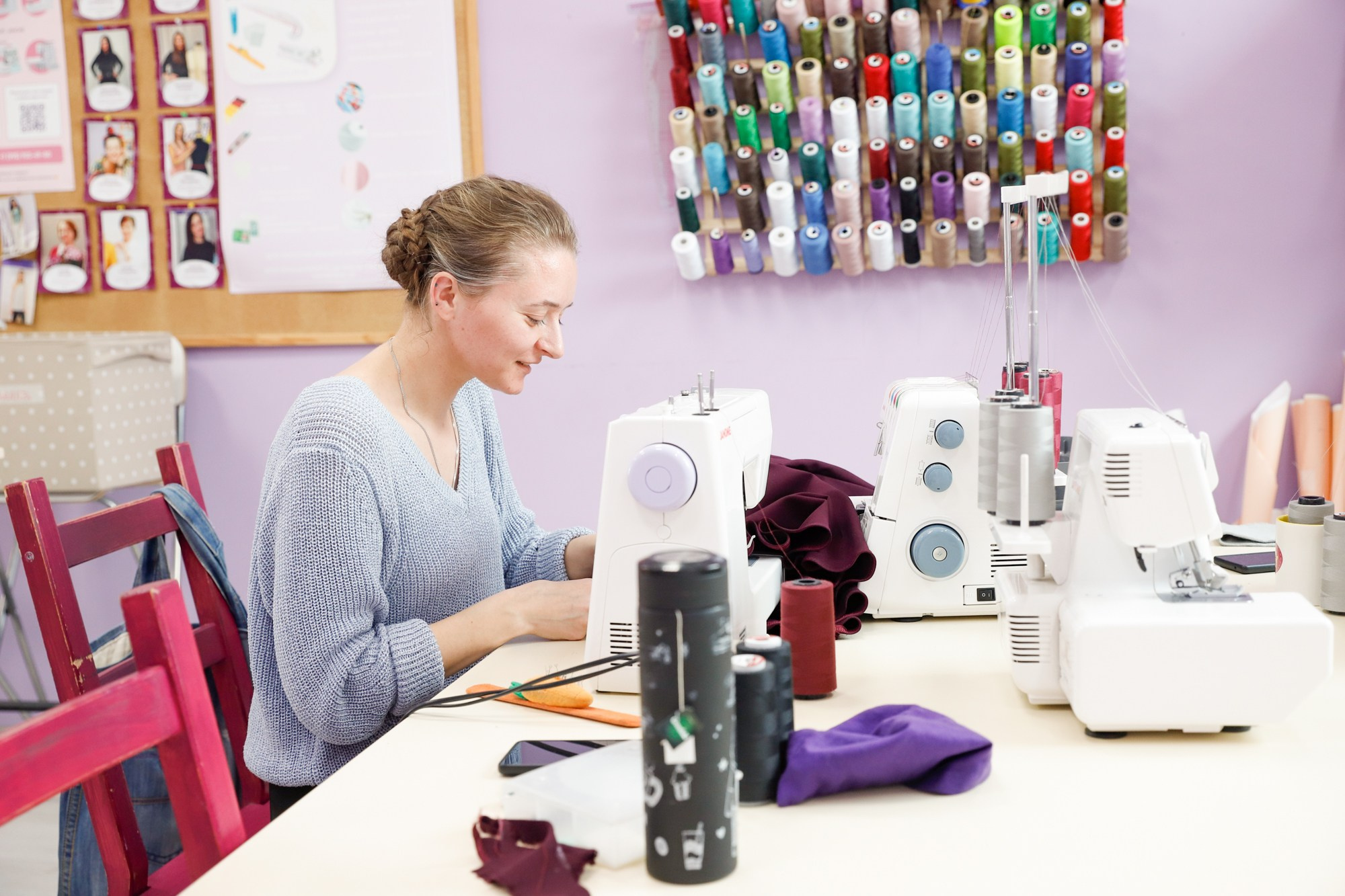 Школа шитья «Хочу шить». Фотограф Дарья Попова