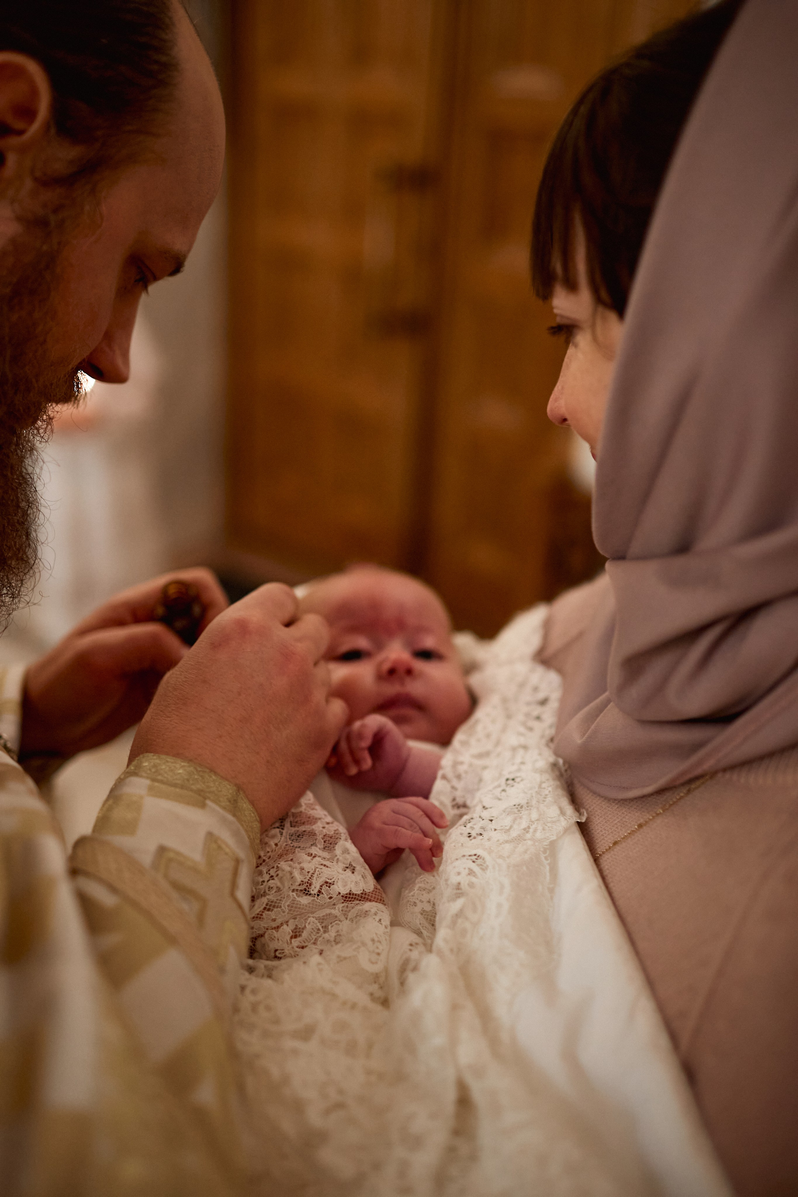 Таинство Крещения. Фотограф Москва|Ясенево Яна Новокрещенных