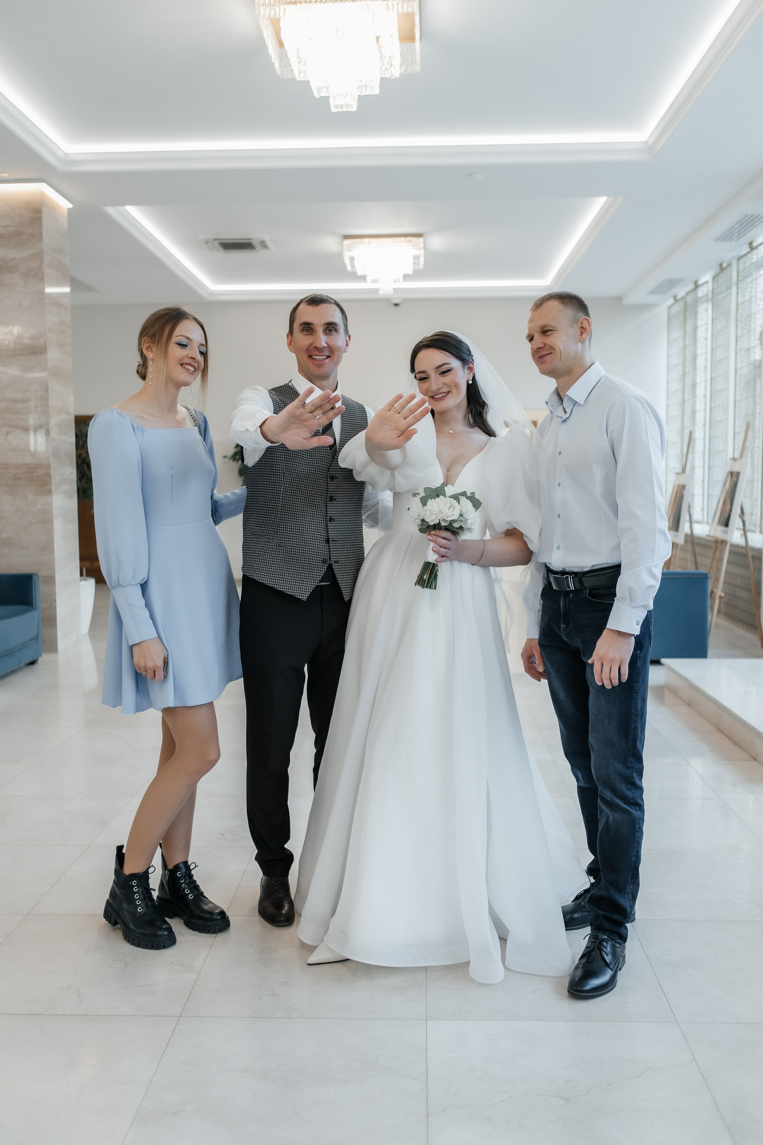 Свадебная фотосессия в Дворце Бракосочетания № 4. Свадебный фотограф в Москве