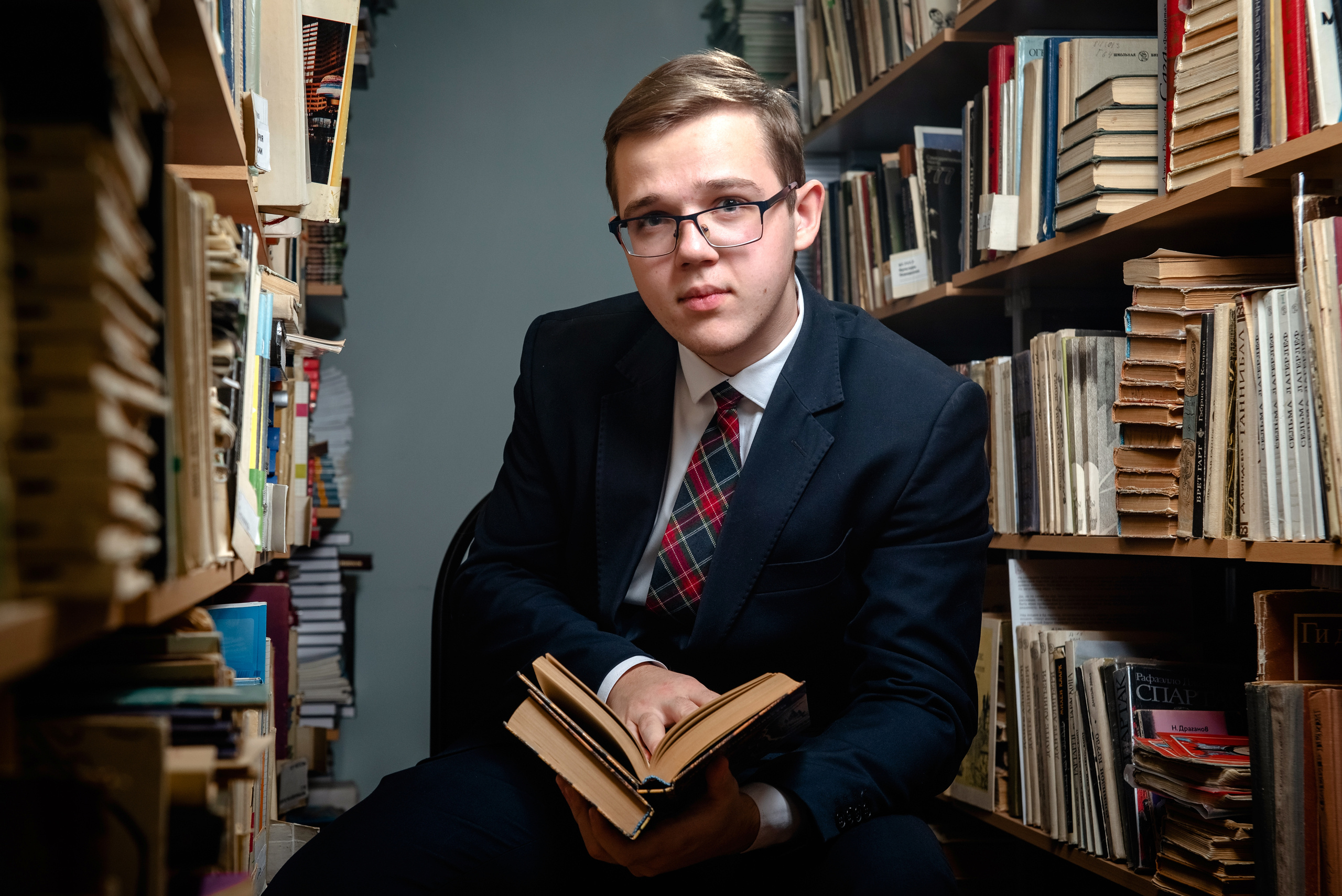 В библиотеке