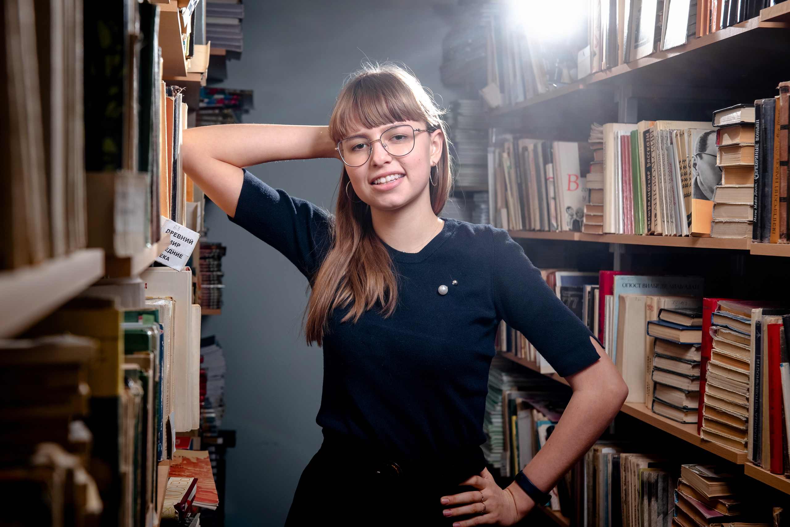 В библиотеке