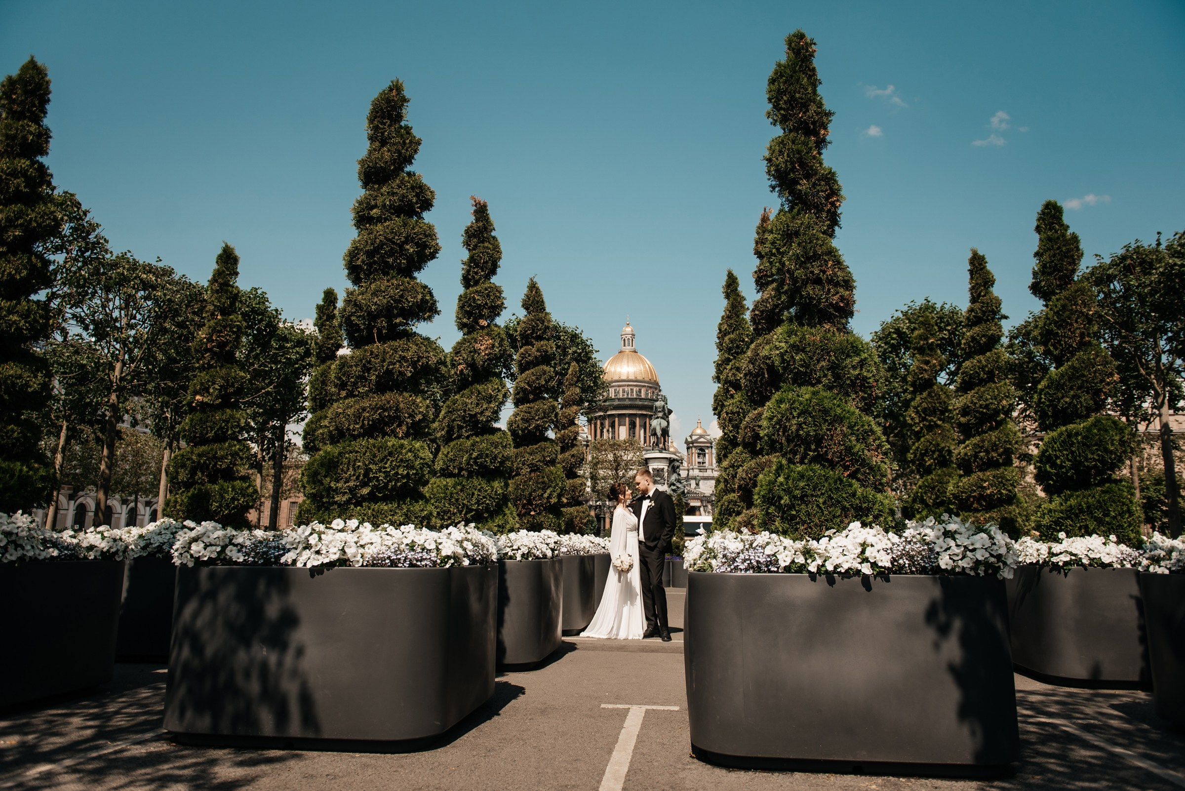 свадебная фотосессия у Исаакиевского собора