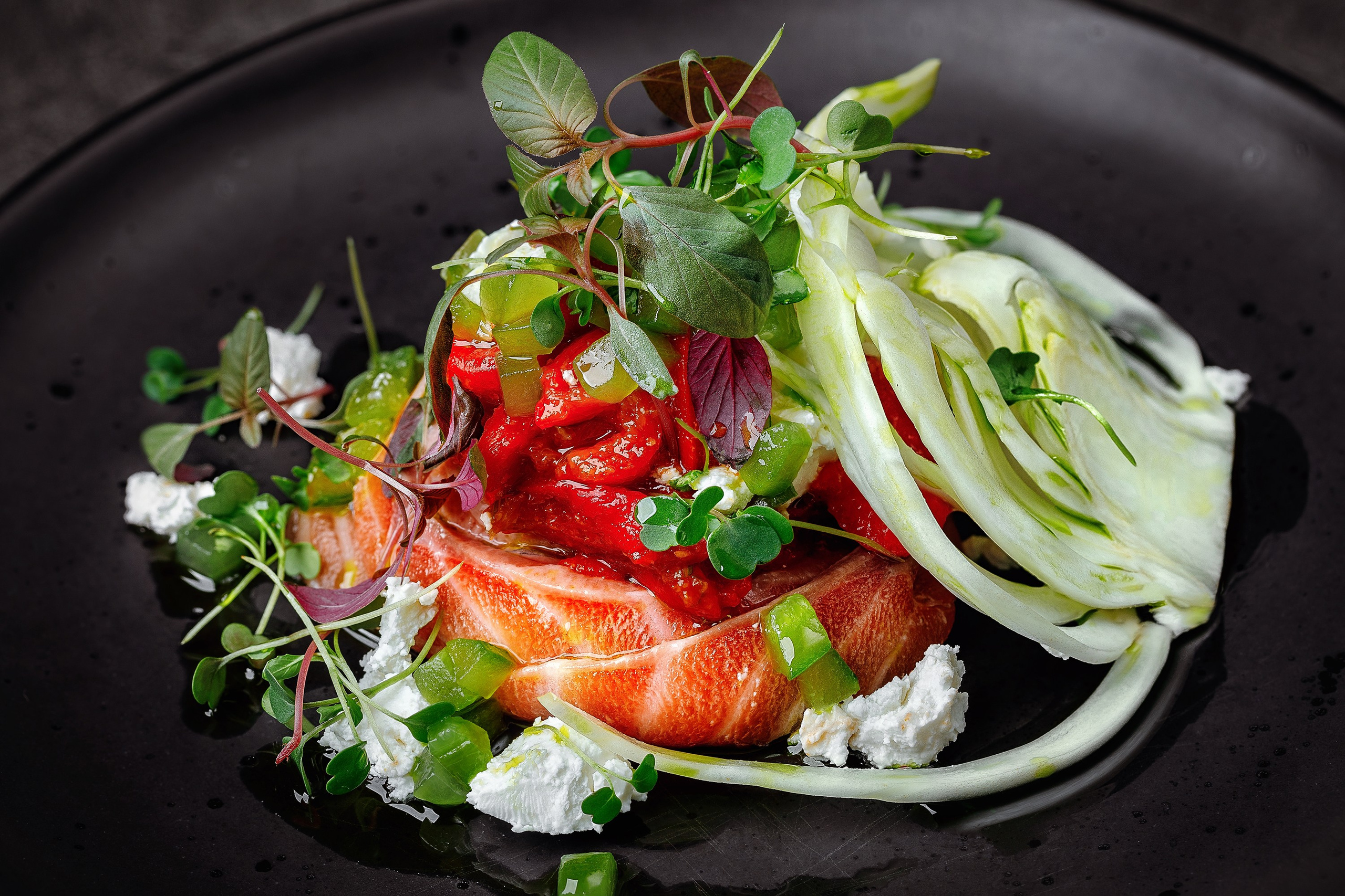 Фуд съемка для меню ресторана