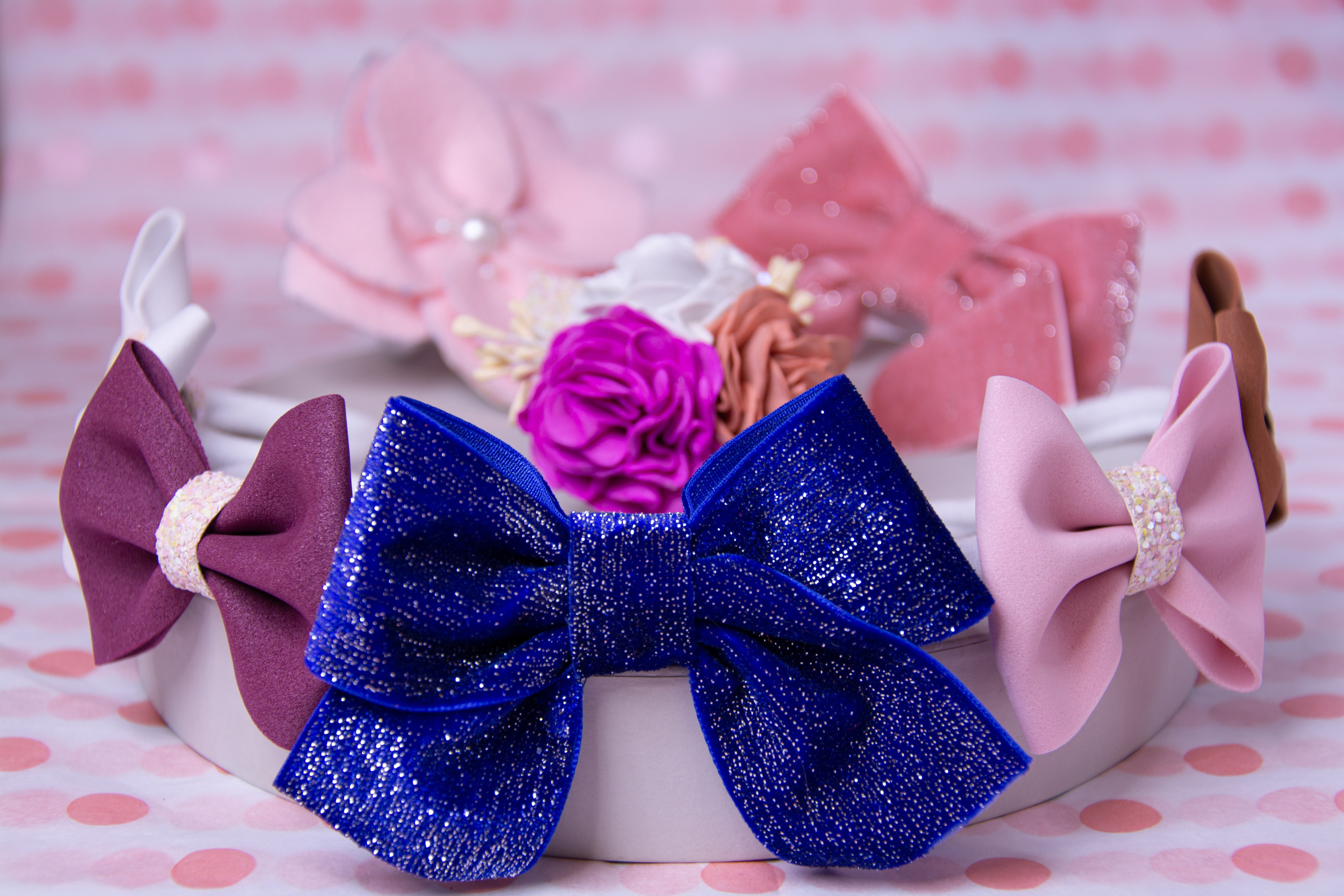 Контент съёмка бантов ручной работы. Фотограф Макс Огурцов в Нижнем Новгороде