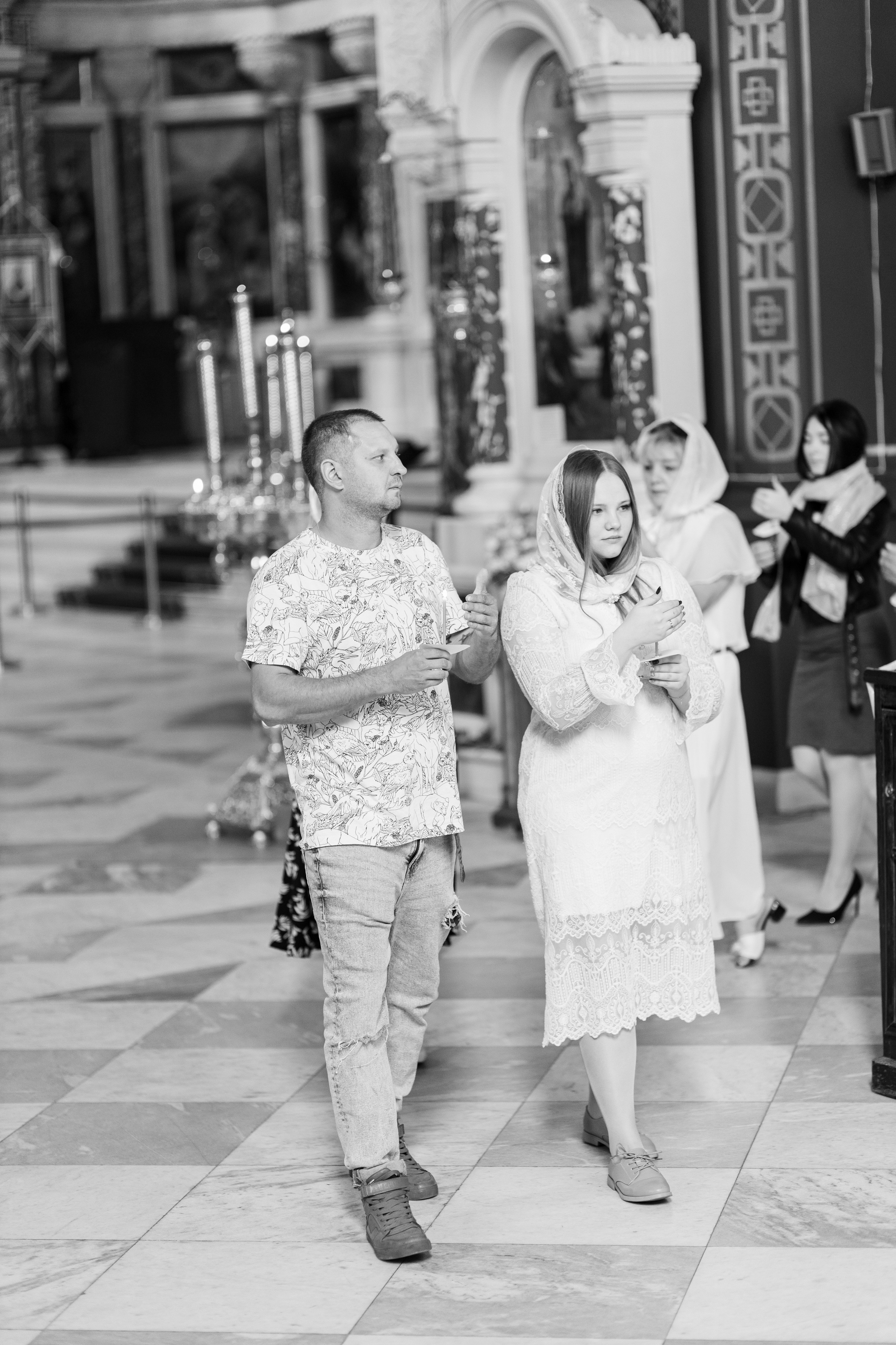 Крещение Миланы в Соборе Вознесения Господня Новочеркасск. Анастасия Безуглова- свадебный фотограф в Таганроге