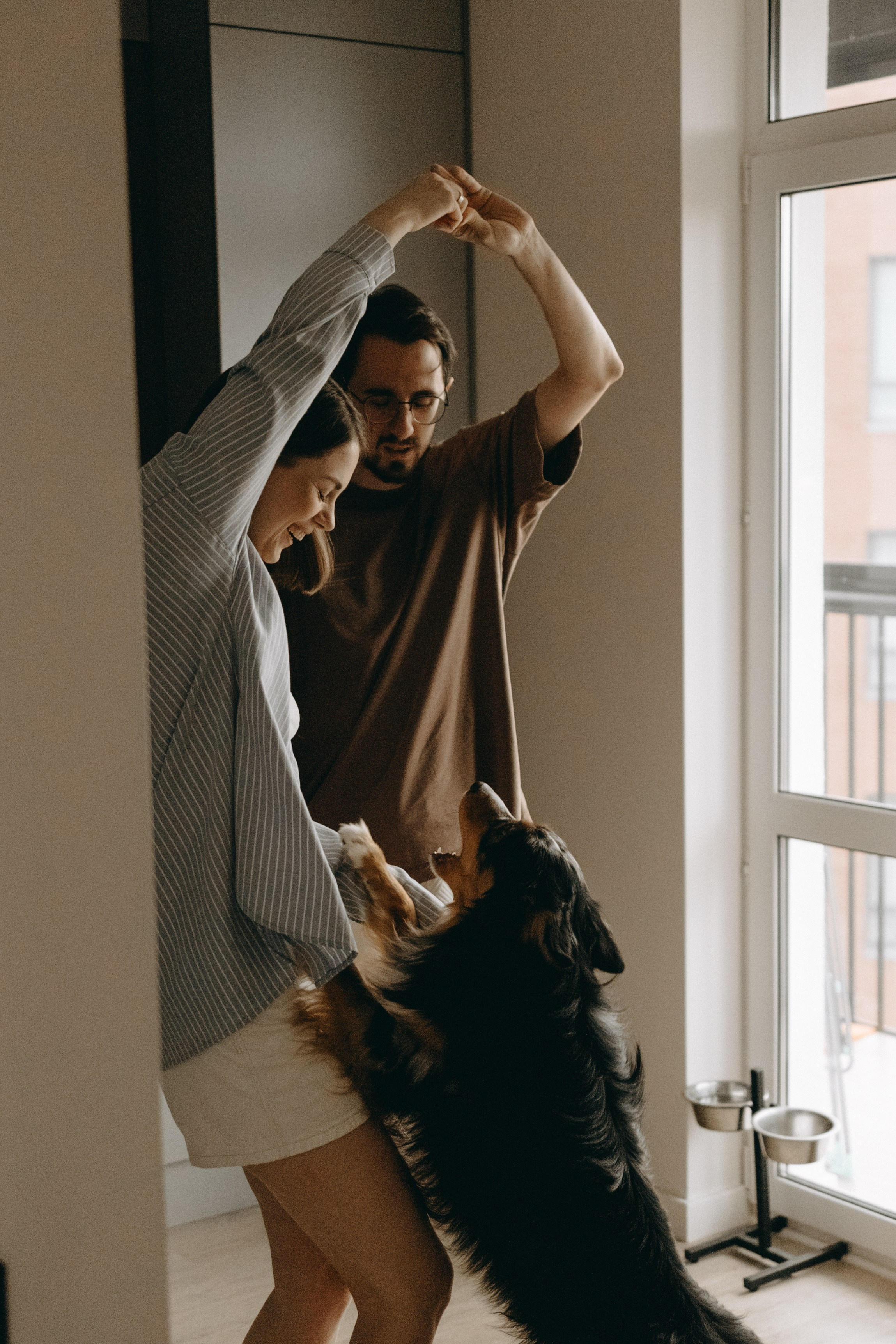 Настя, Никита и их Гром и Мяу. Фотограф — Анималист | Санкт-Петербург