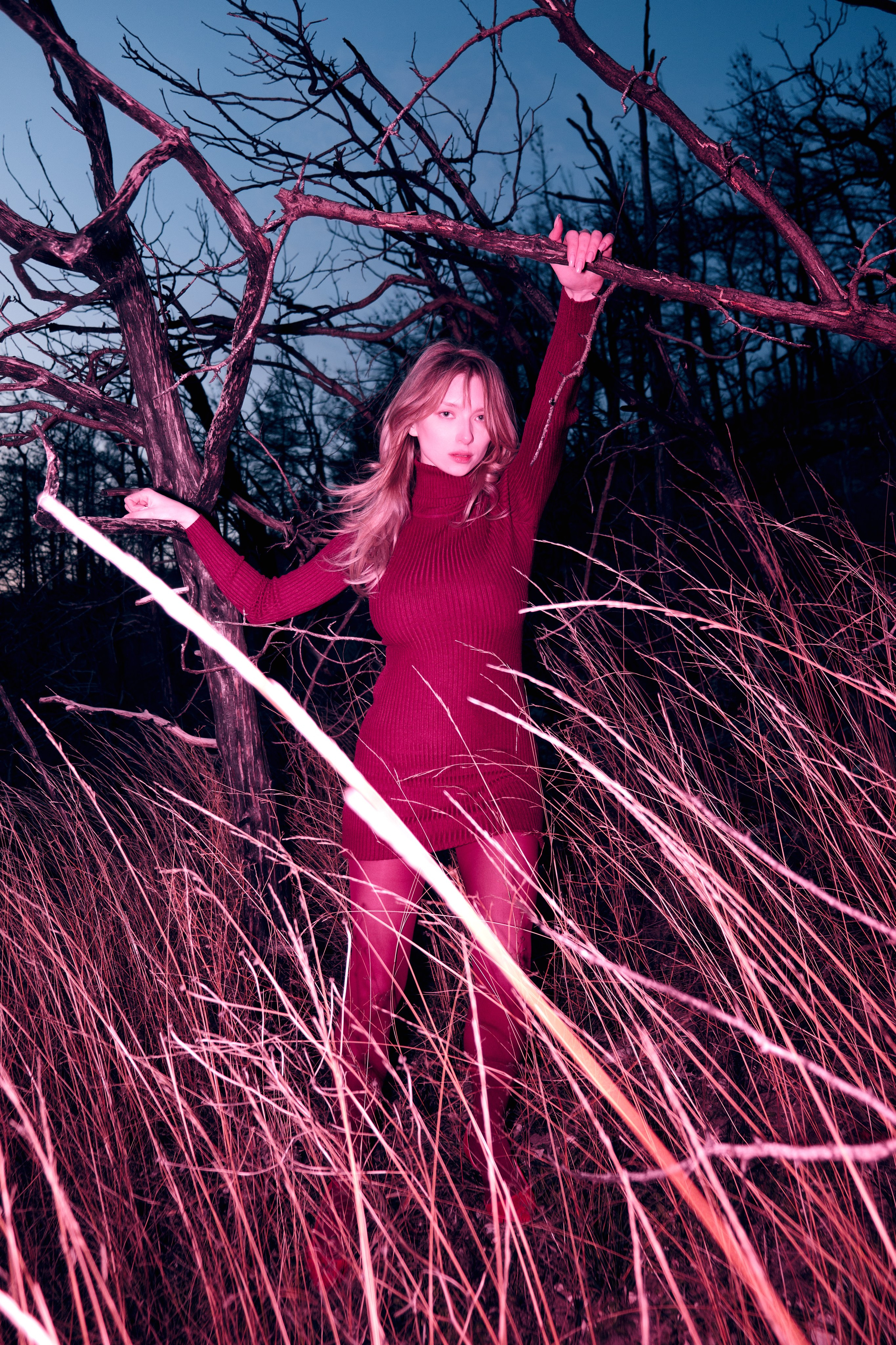 Burnt Forest | Natalie. Gerasko Aleks — Портрет, кричащий тишиной